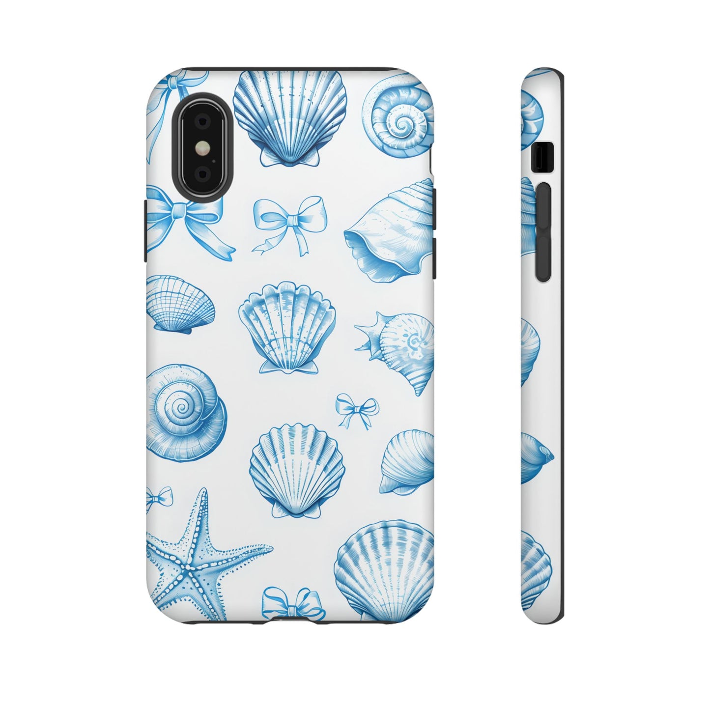 Coquette-Coastal Ocean-Themed Phone Case - Seashell and Starfish Design