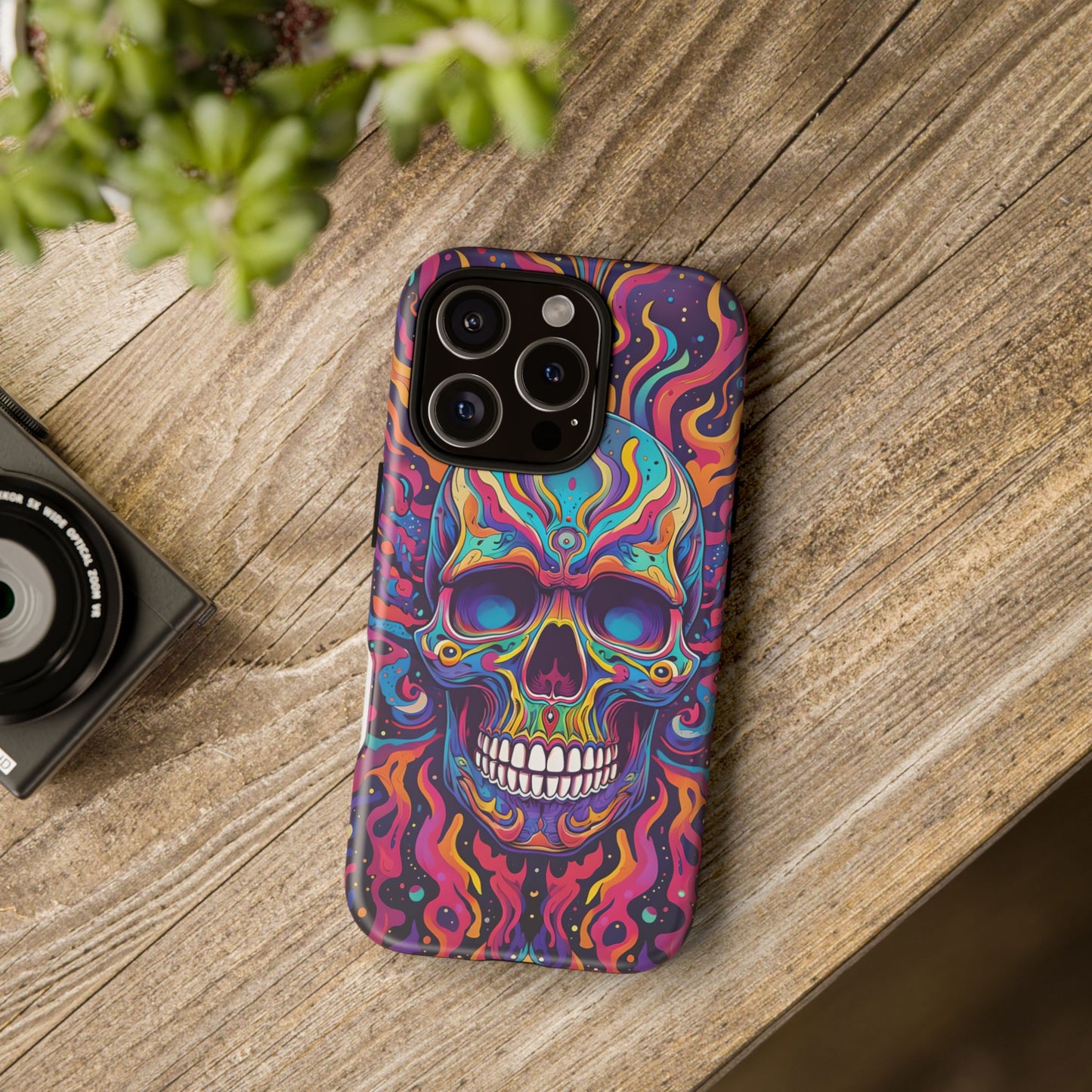 Colorful Skull Phone Case - Tough Cases for Bold Personalities