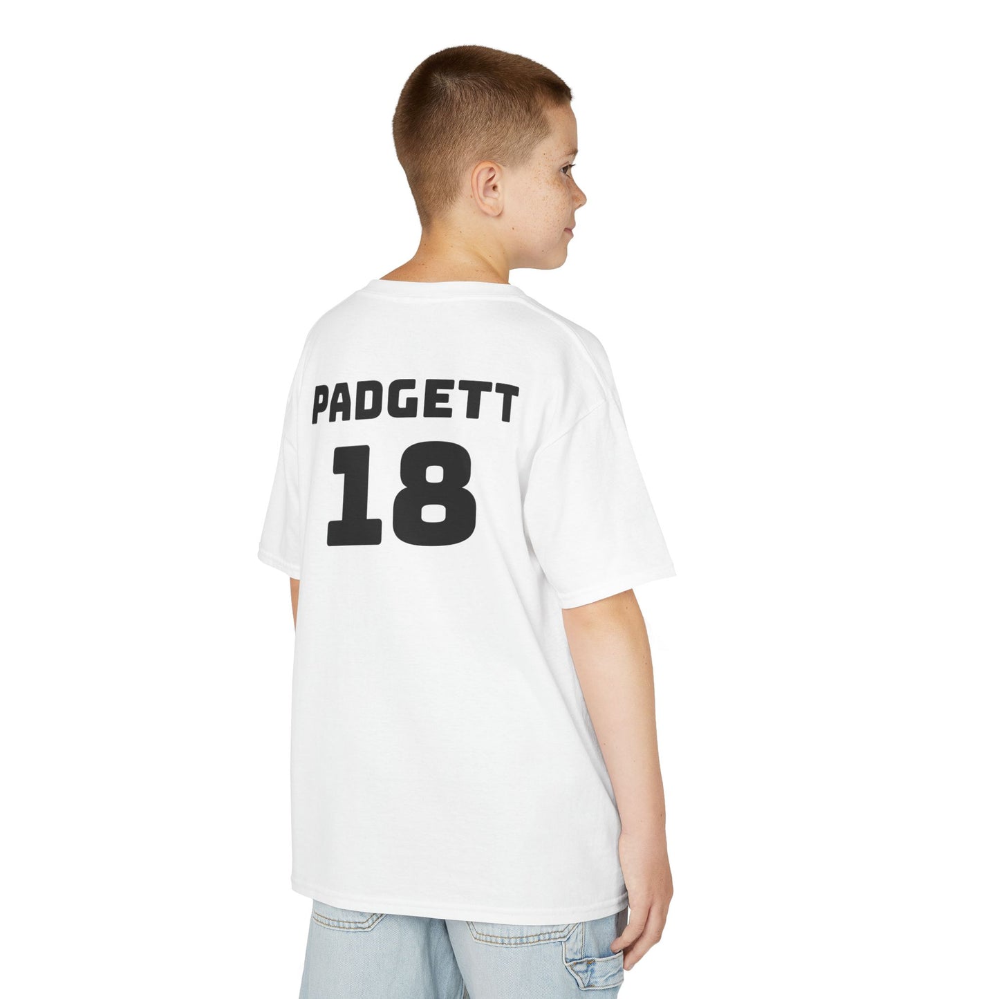 Kids Blaze Soccer Flame Graphic Tee - Customizable Name & Number
