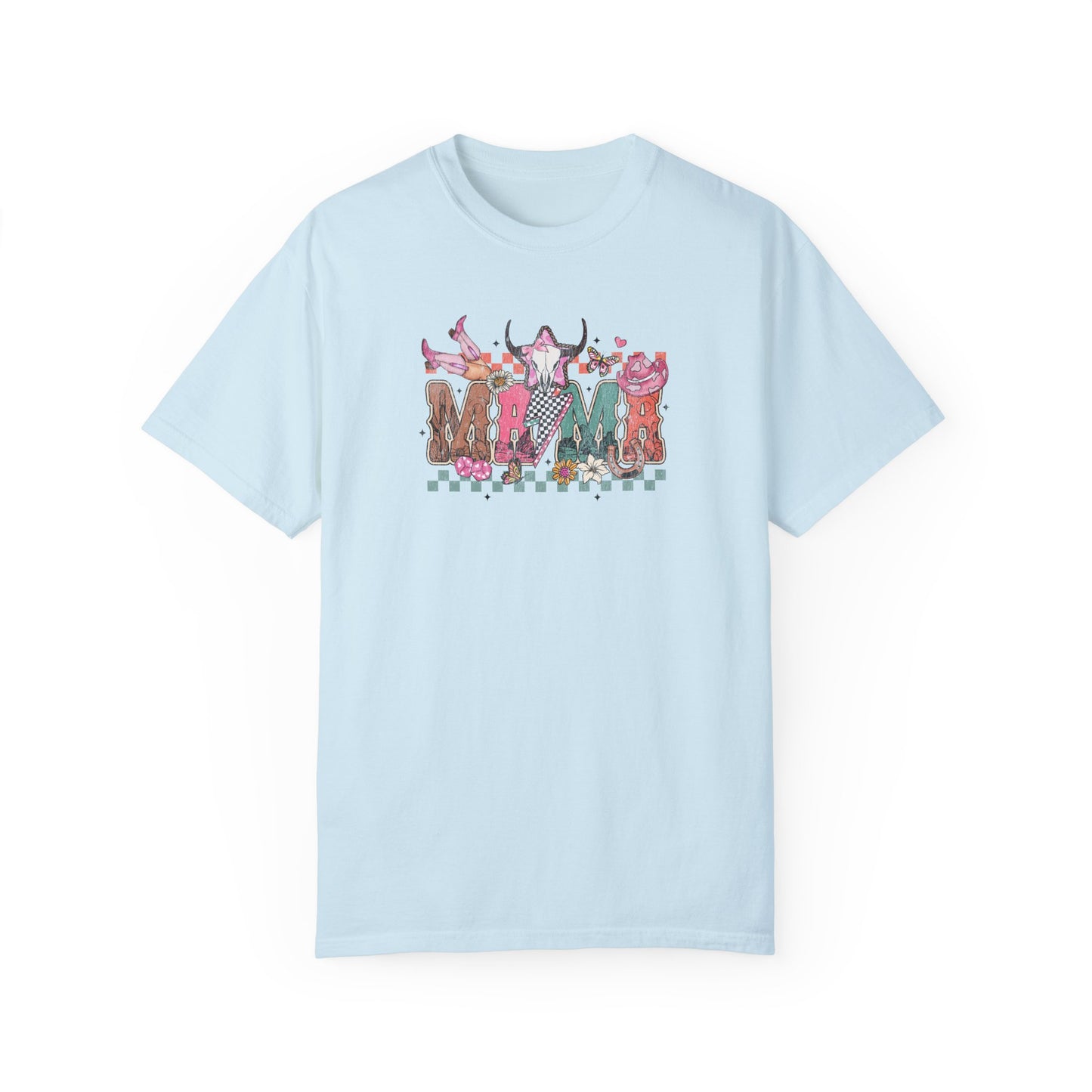 Whimsical Animal Print Unisex Garment-Dyed T-shirt | Fun Casual Tee