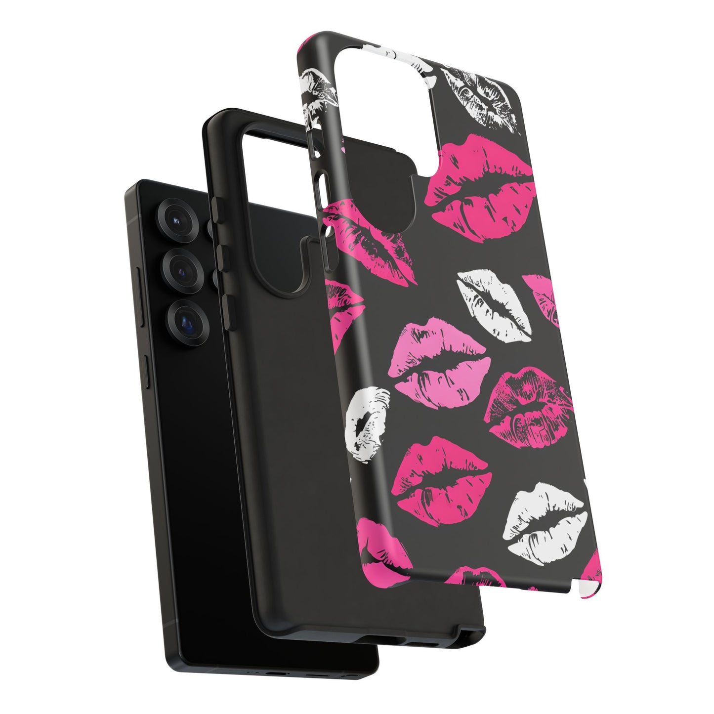 Lips Print iPhone Case - Stylish Tough Phone Cover