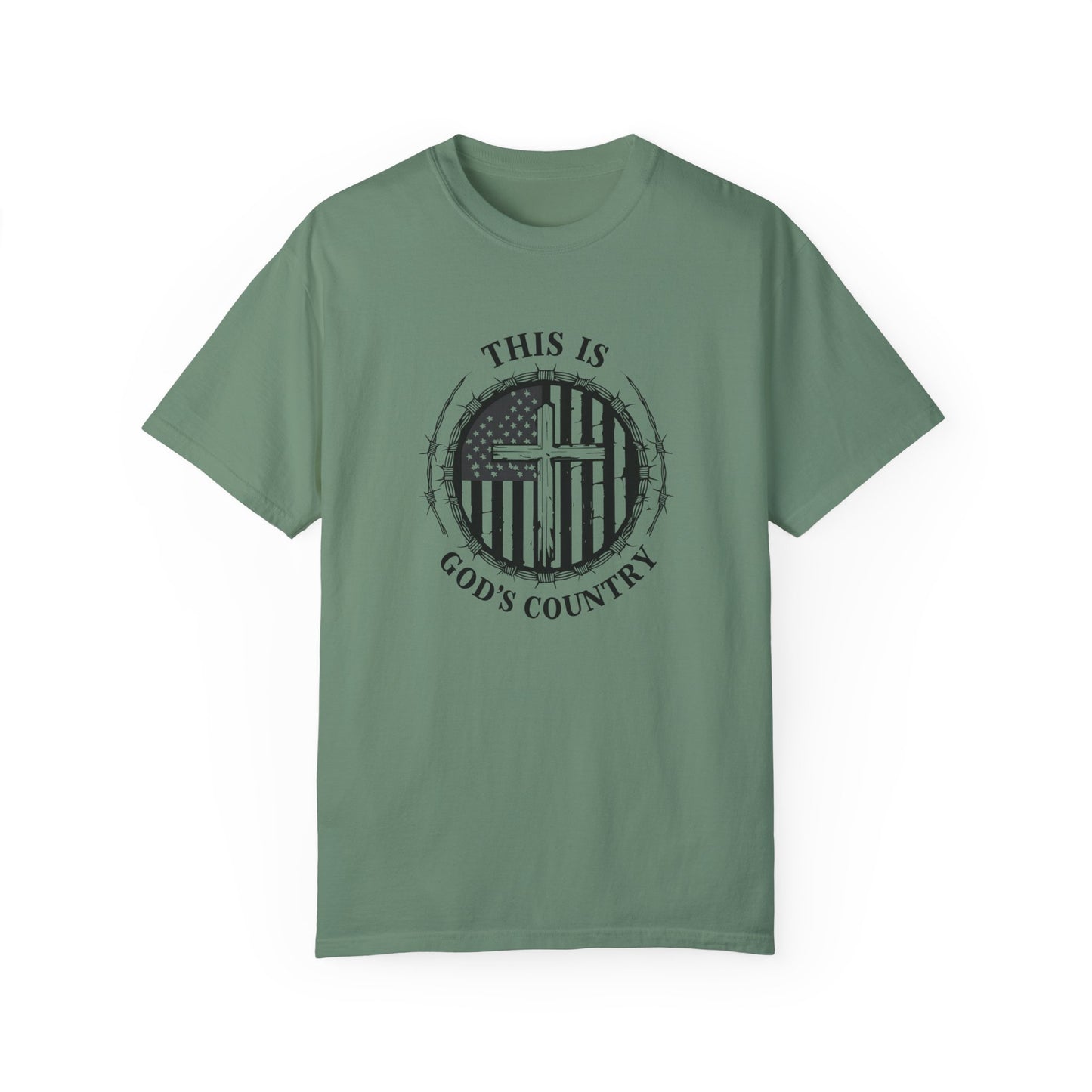 Unisex God’s Country Graphic T-Shirt - Patriotic Design