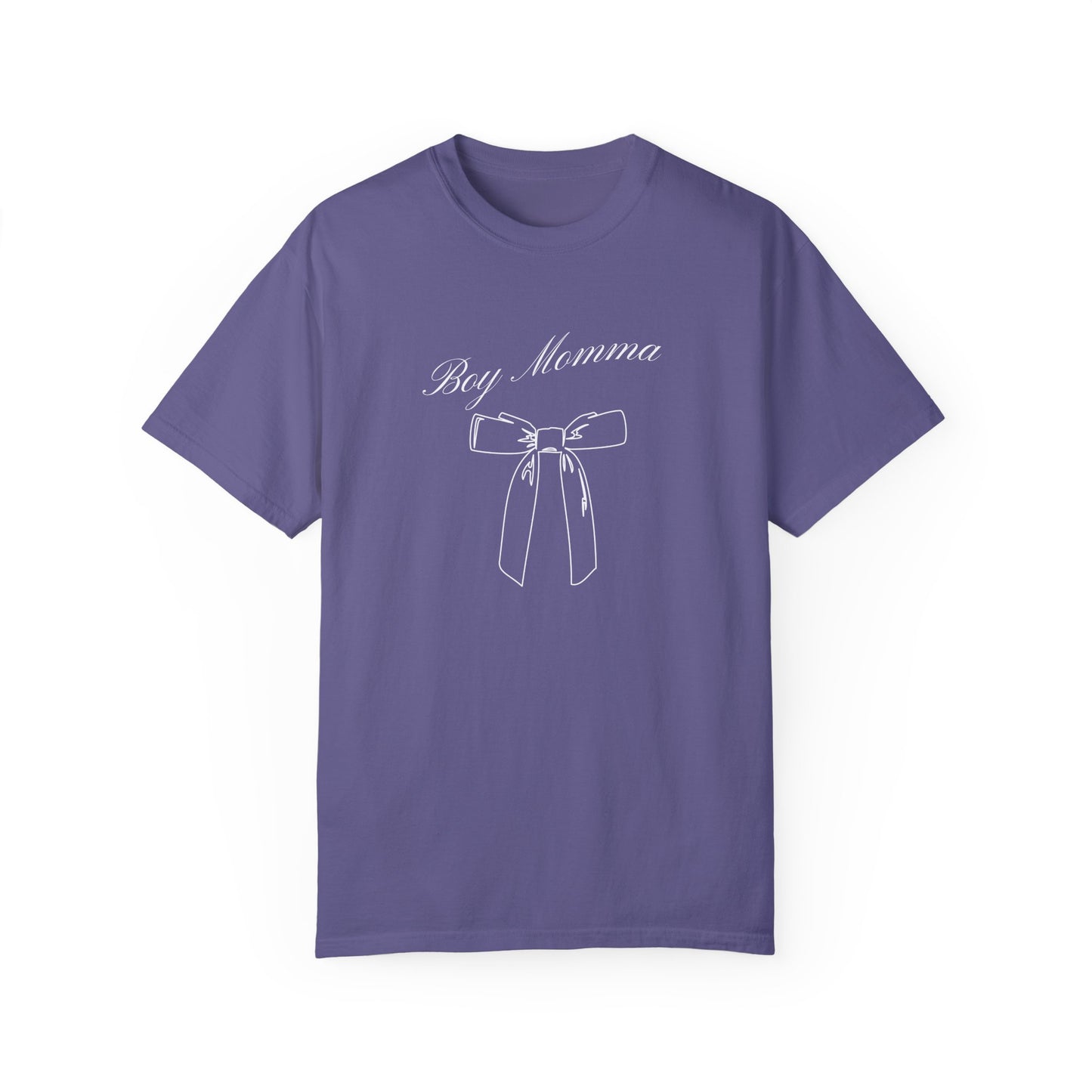 Boy Momma Garment-Dyed Unisex T-Shirt - Perfect Gift for Moms