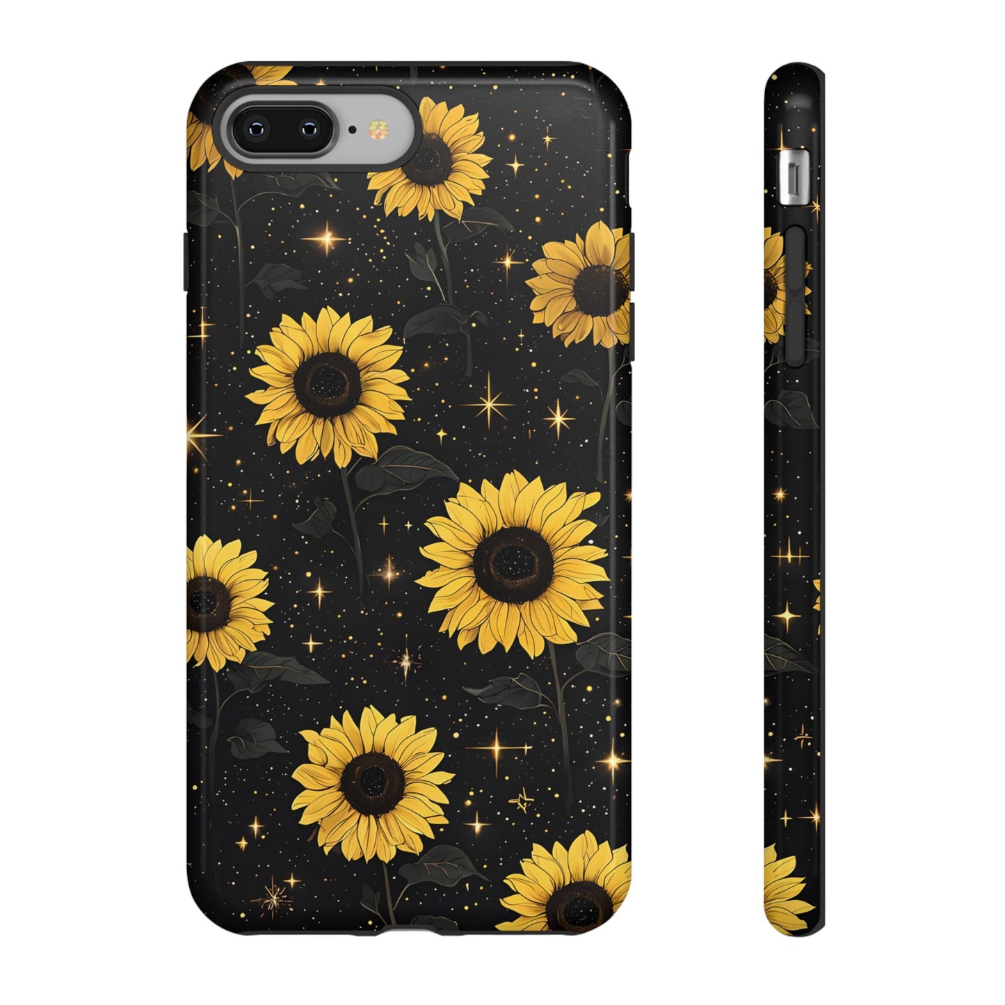 Sunflower Galaxy Tough Case - Durable Phone Cover with Floral Design