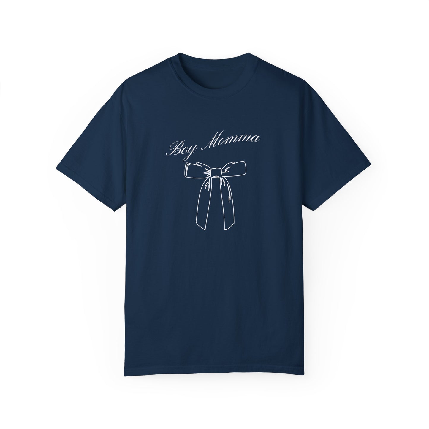 Boy Momma Garment-Dyed Unisex T-Shirt - Perfect Gift for Moms