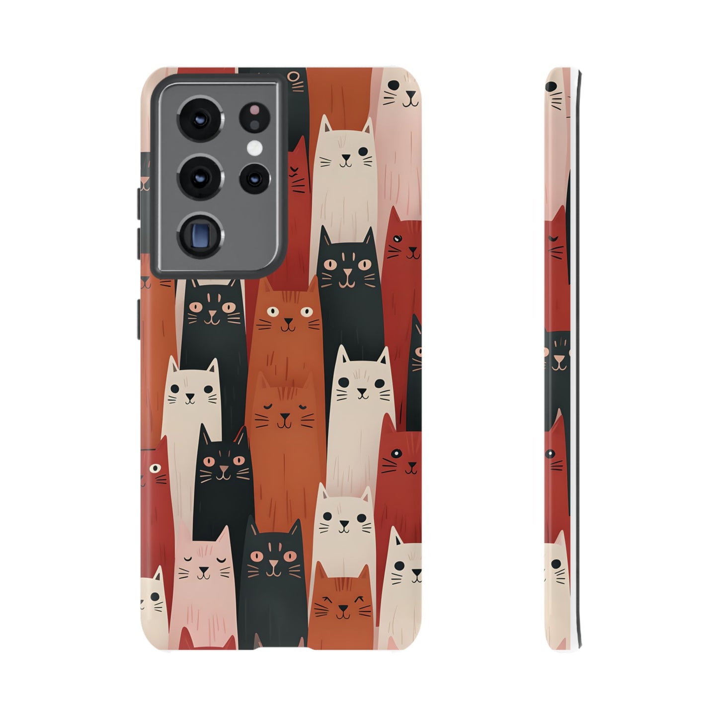 Playful Cat Phone Case - Tough & Stylish Purrfect for Cat Lovers