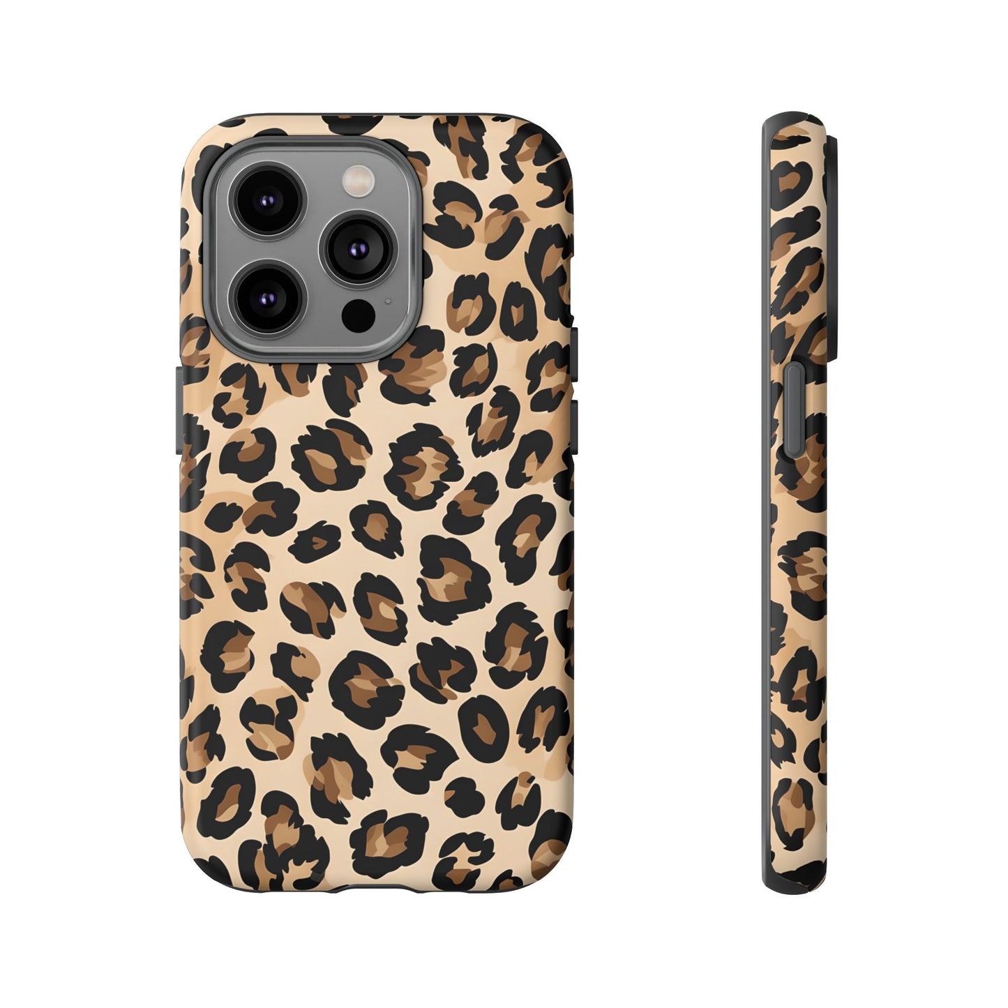 Wild Leopard Print Phone Case - Tough Protection for Animal Lovers