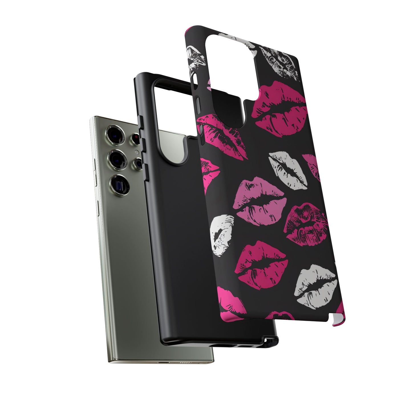 Lips Print iPhone Case - Stylish Tough Phone Cover