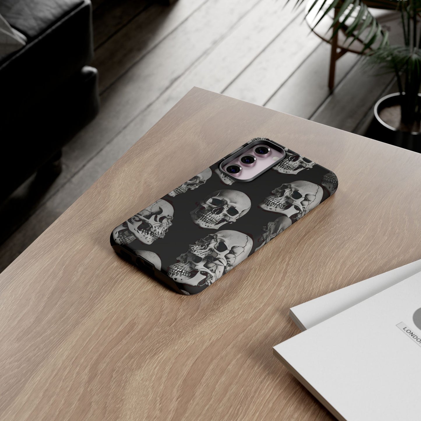 Skull Print Phone Case - Tough Cases for Bold Style