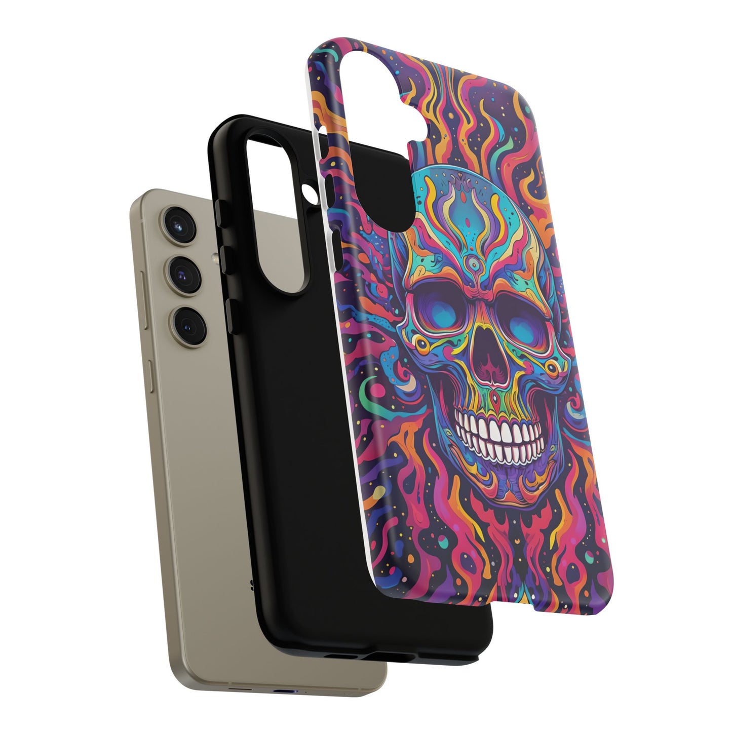 Colorful Skull Phone Case - Tough Cases for Bold Personalities