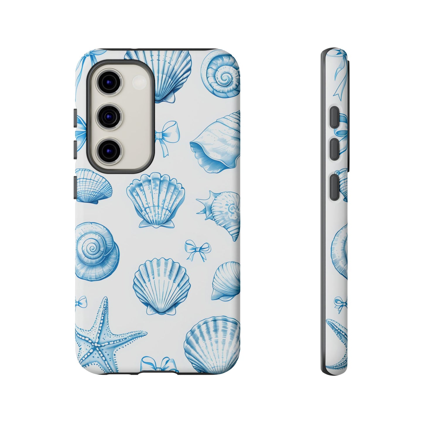 Coquette-Coastal Ocean-Themed Phone Case - Seashell and Starfish Design
