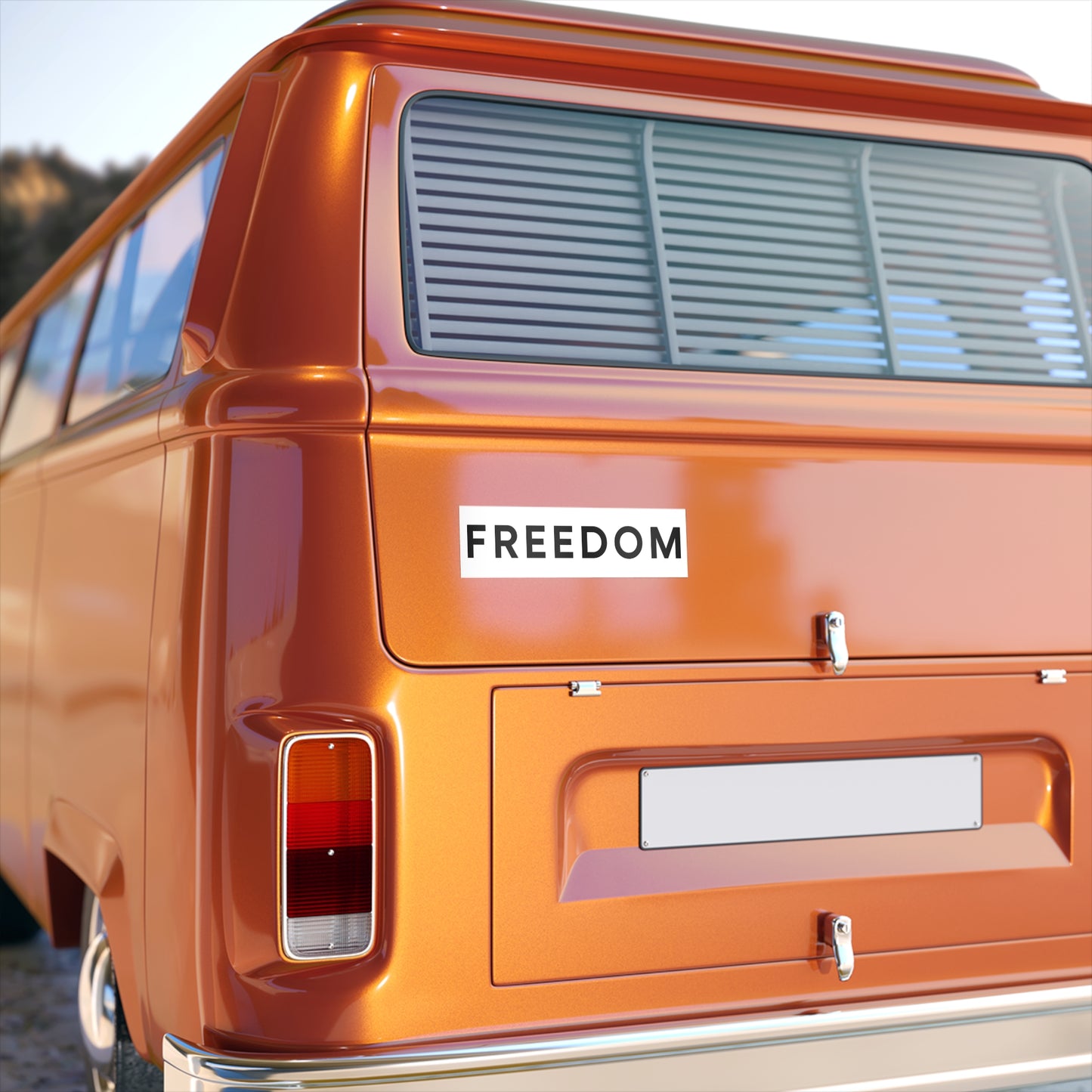 Freedom Bumper Stickers | Car Decor, Travel Accessories, Gifts for Adventurers, Motivational Stickers, USA Patriot