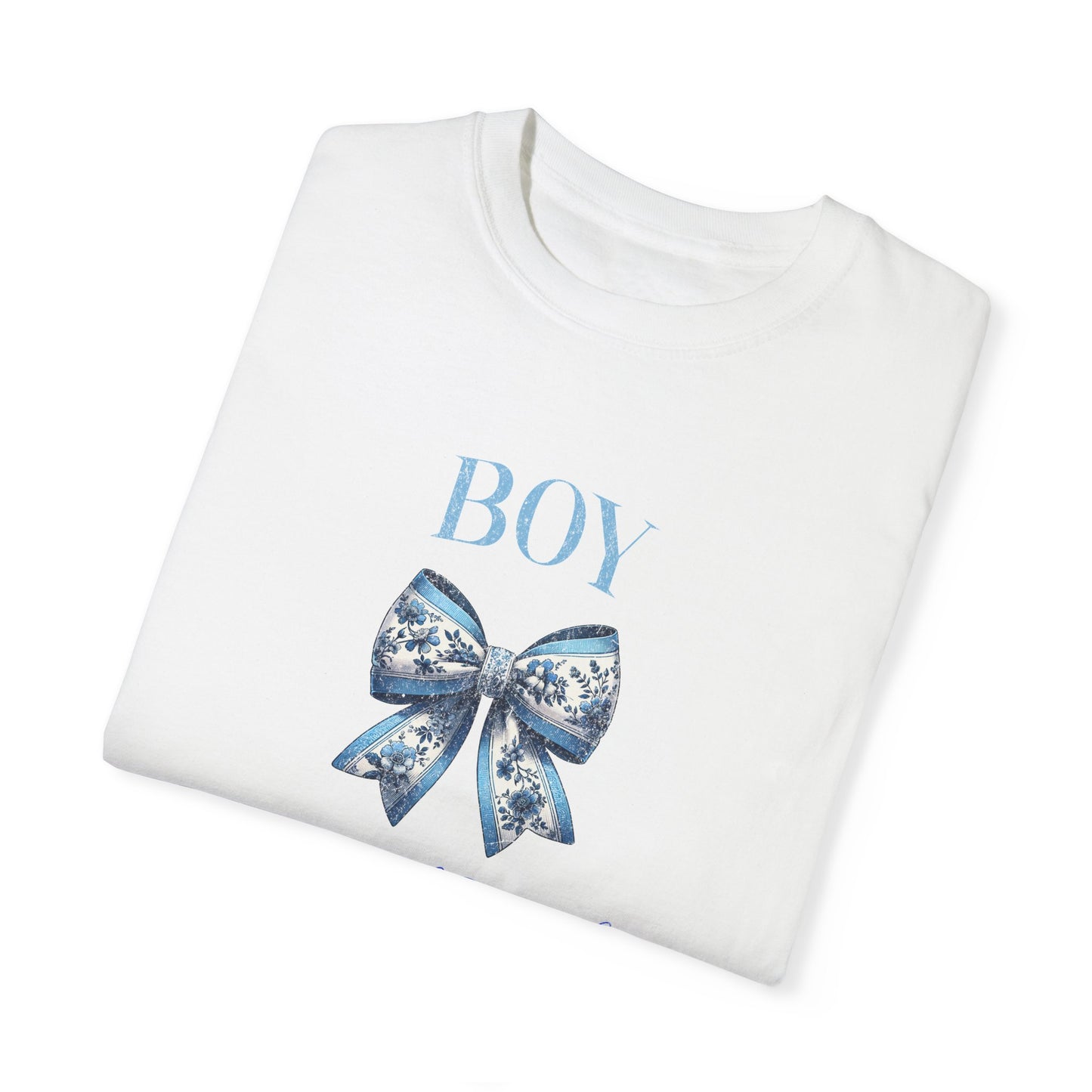 Boy Mama T-Shirt | Garment-Dyed Unisex Tee for Proud Moms