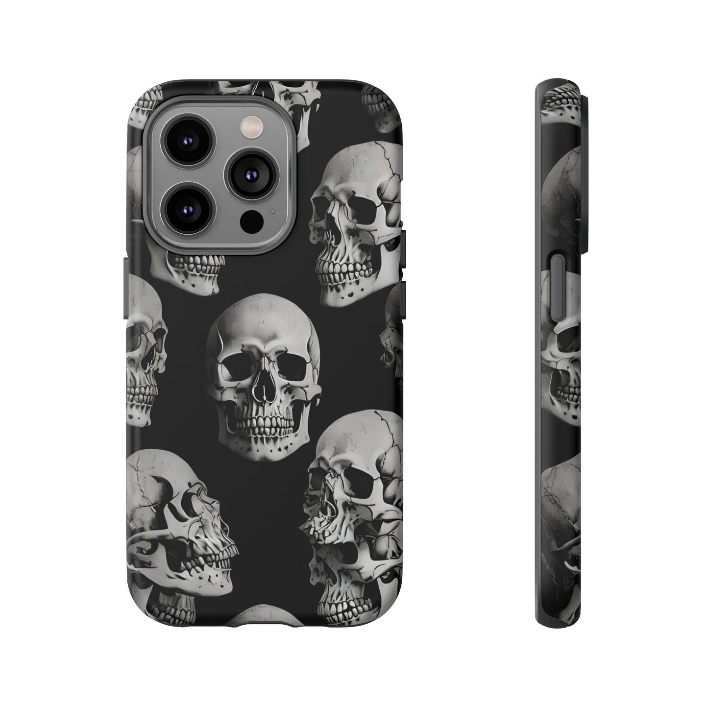 Skull Print Phone Case - Tough Cases for Bold Style