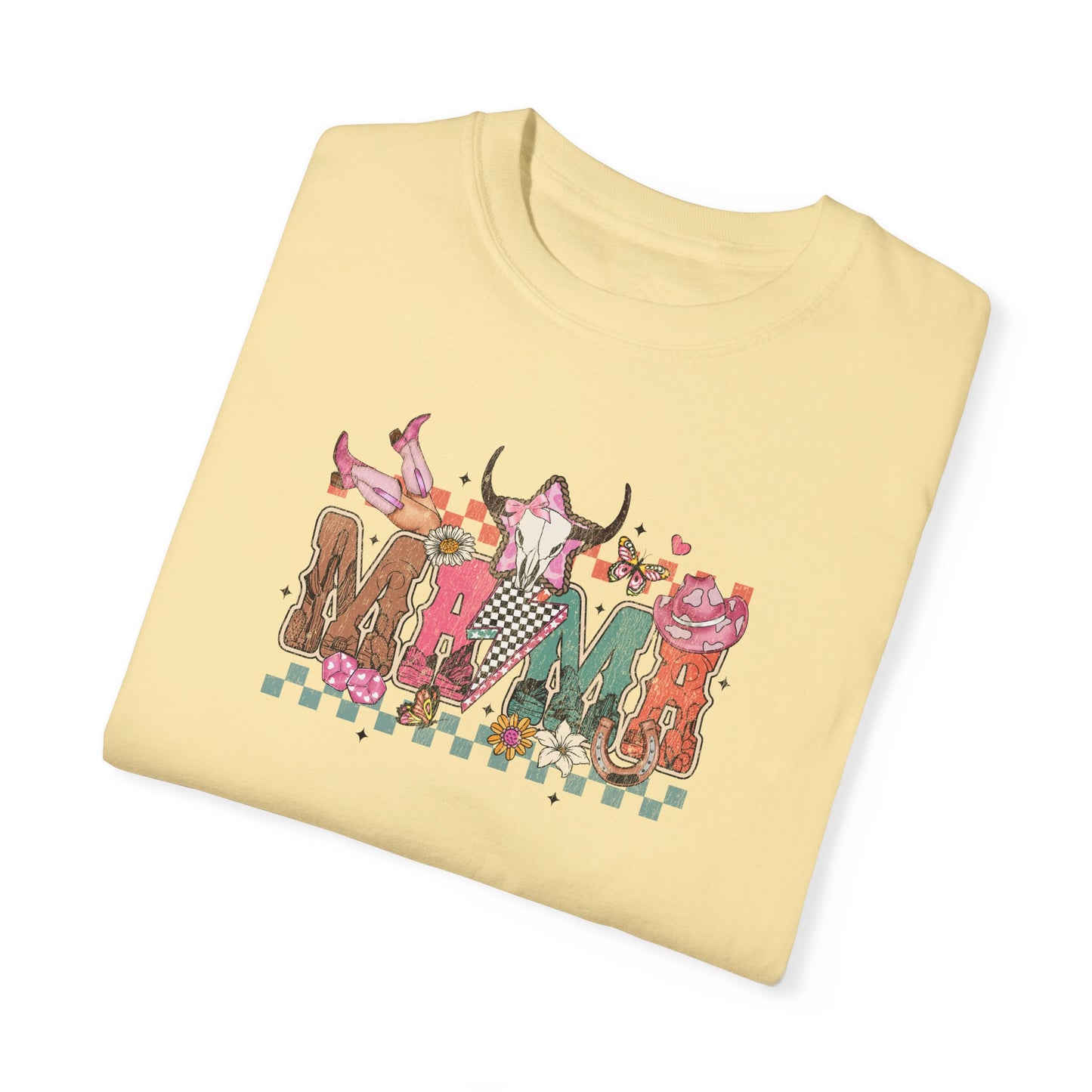 Whimsical Animal Print Unisex Garment-Dyed T-shirt | Fun Casual Tee