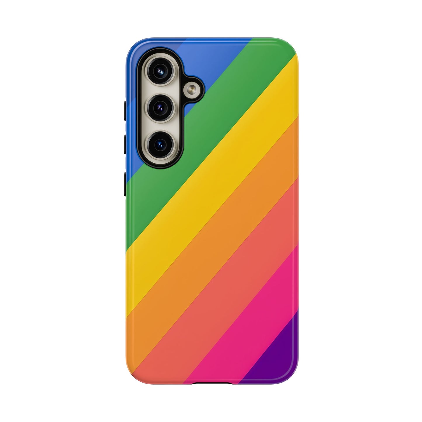 Vibrant Rainbow Phone Case - Tough & Stylish