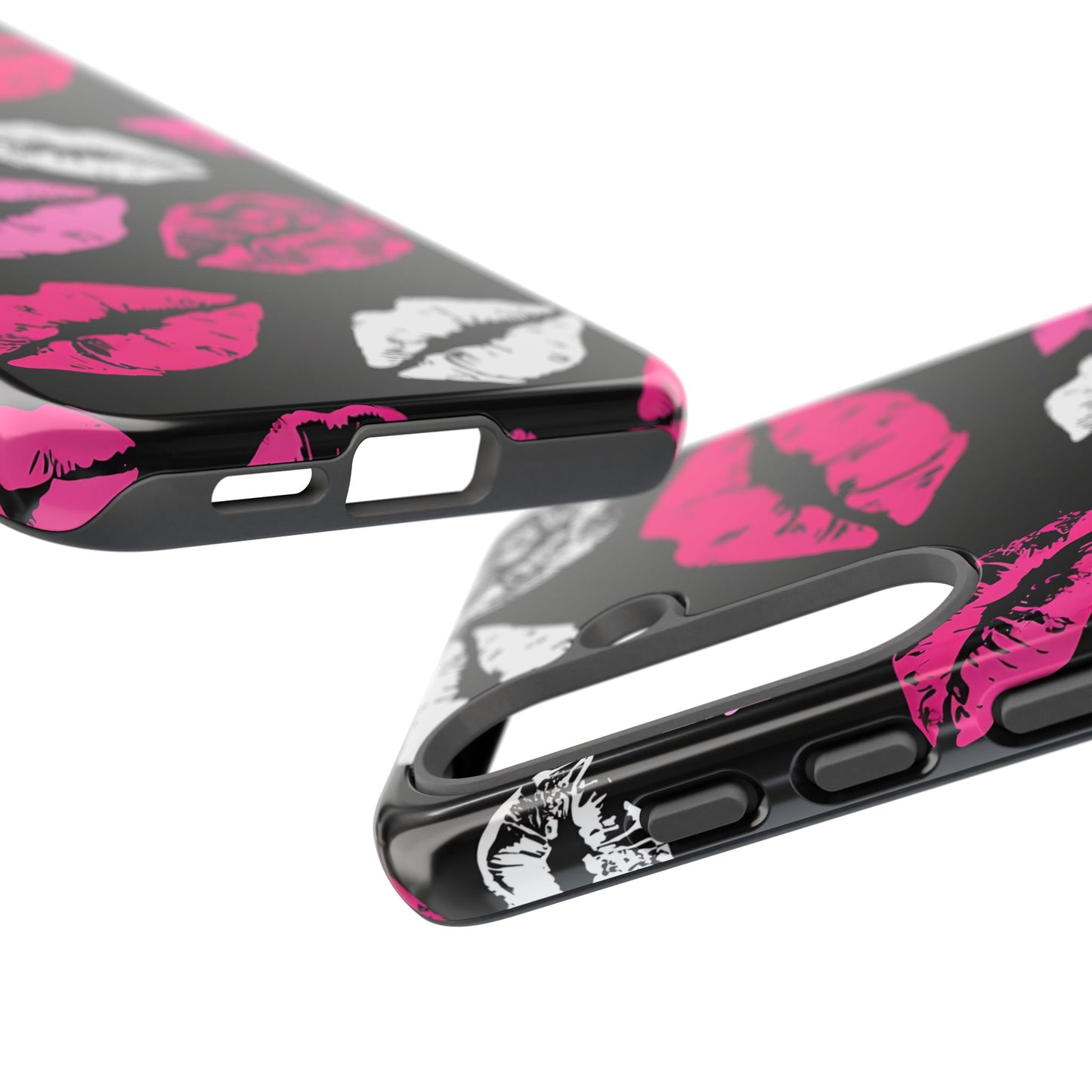 Lips Print iPhone Case - Stylish Tough Phone Cover