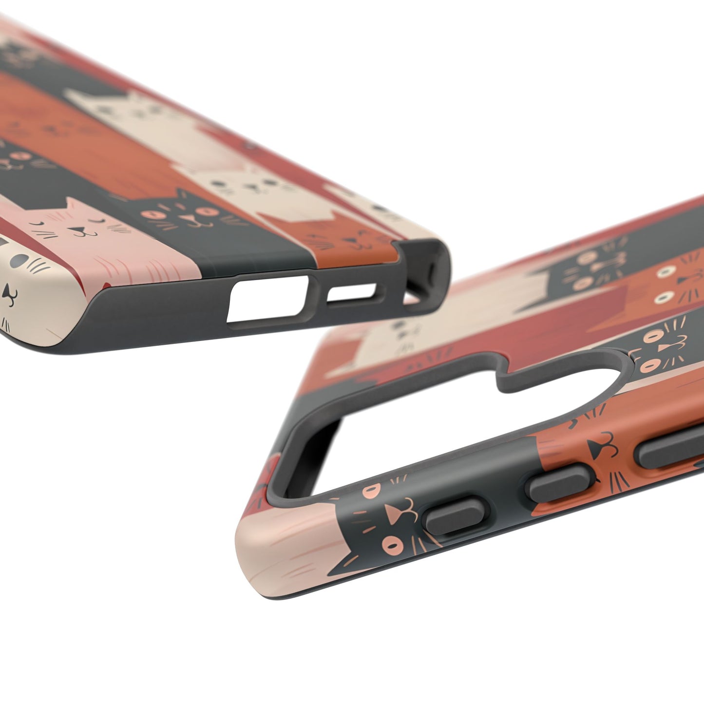 Playful Cat Phone Case - Tough & Stylish Purrfect for Cat Lovers