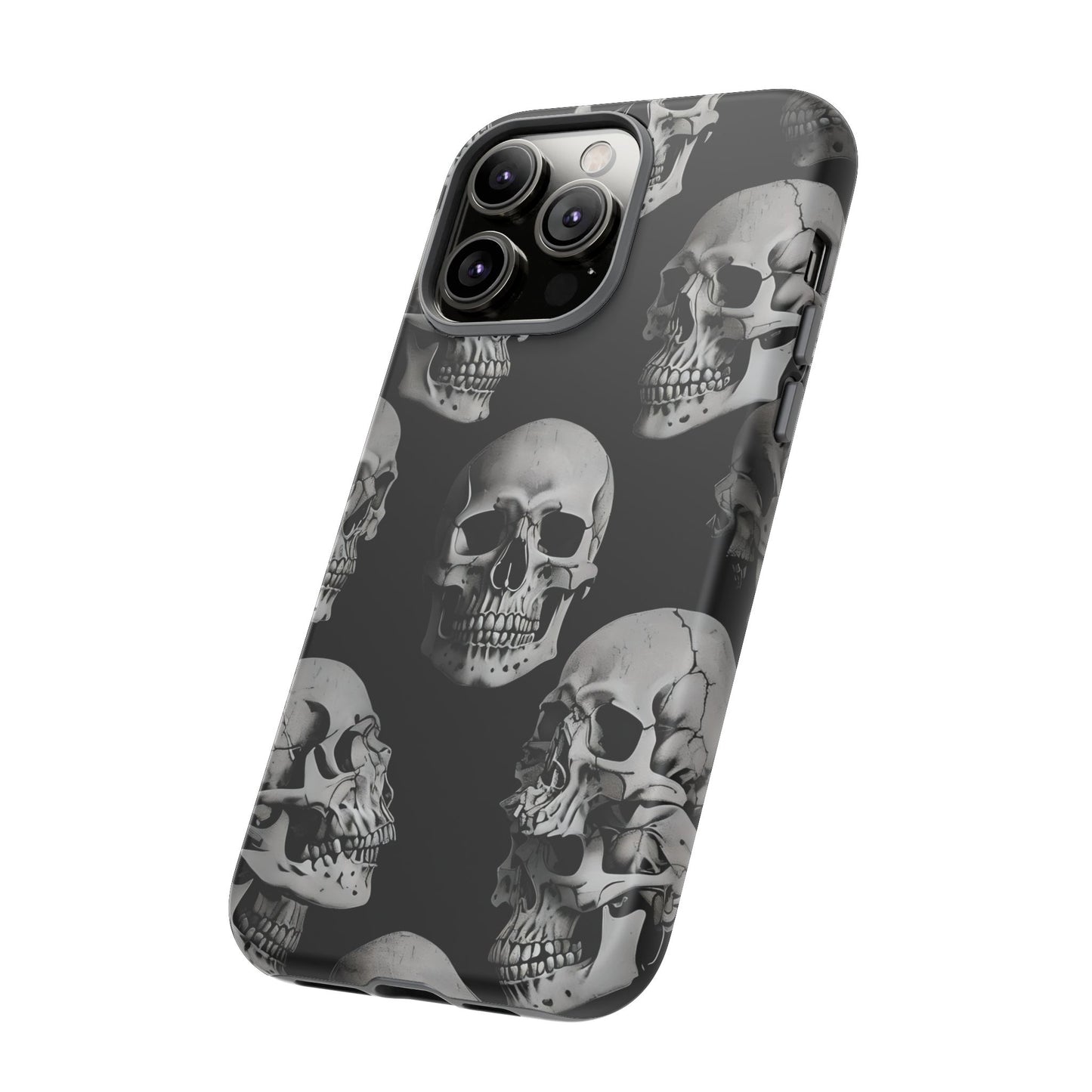 Skull Print Phone Case - Tough Cases for Bold Style