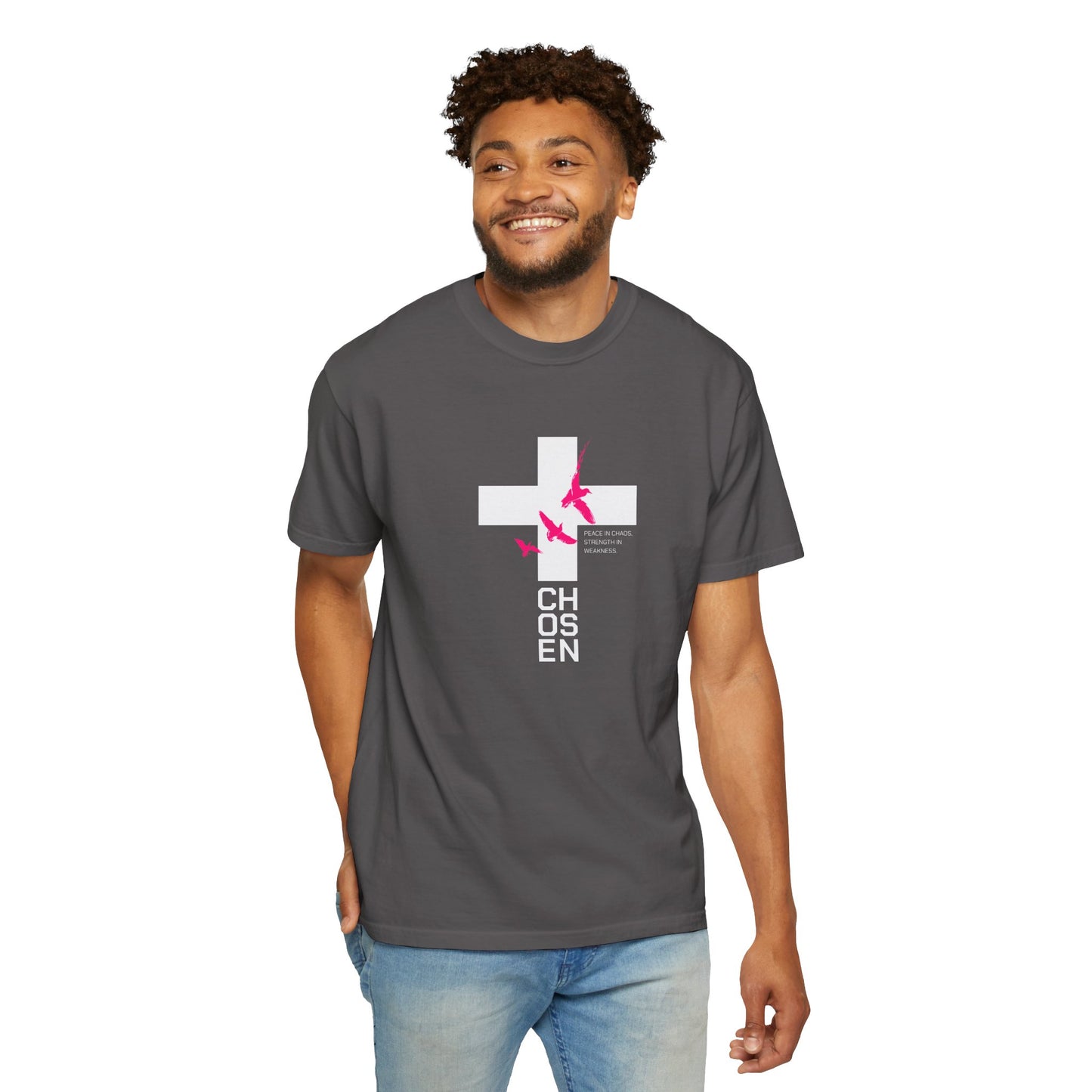 Chosen Unisex Garment-Dyed T-Shirt - Faith Inspired Design