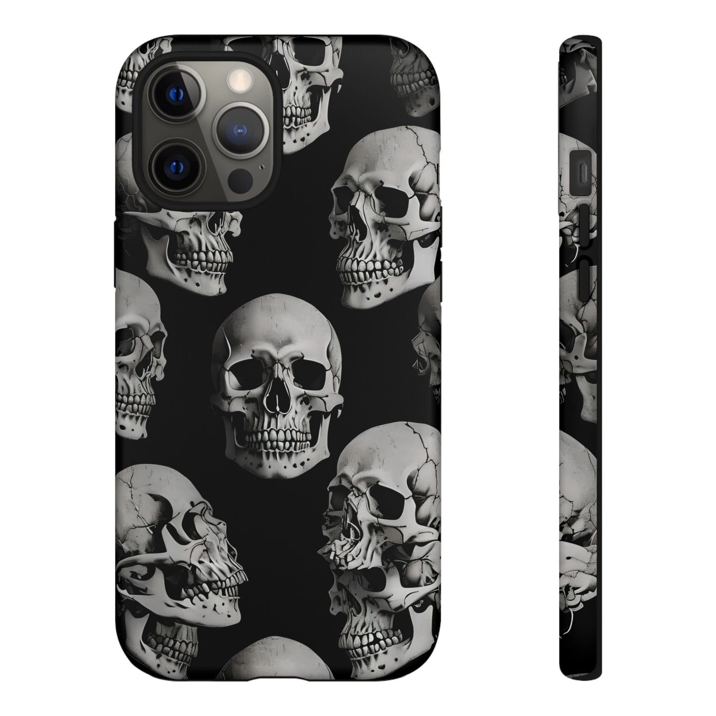 Skull Print Phone Case - Tough Cases for Bold Style