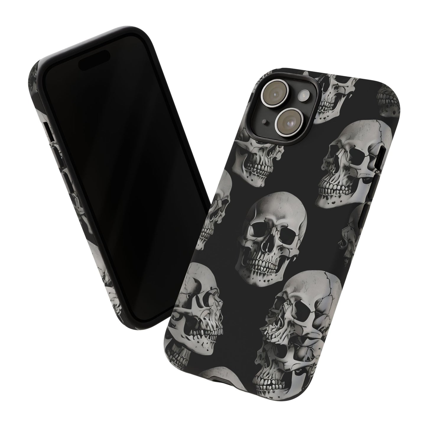 Skull Print Phone Case - Tough Cases for Bold Style