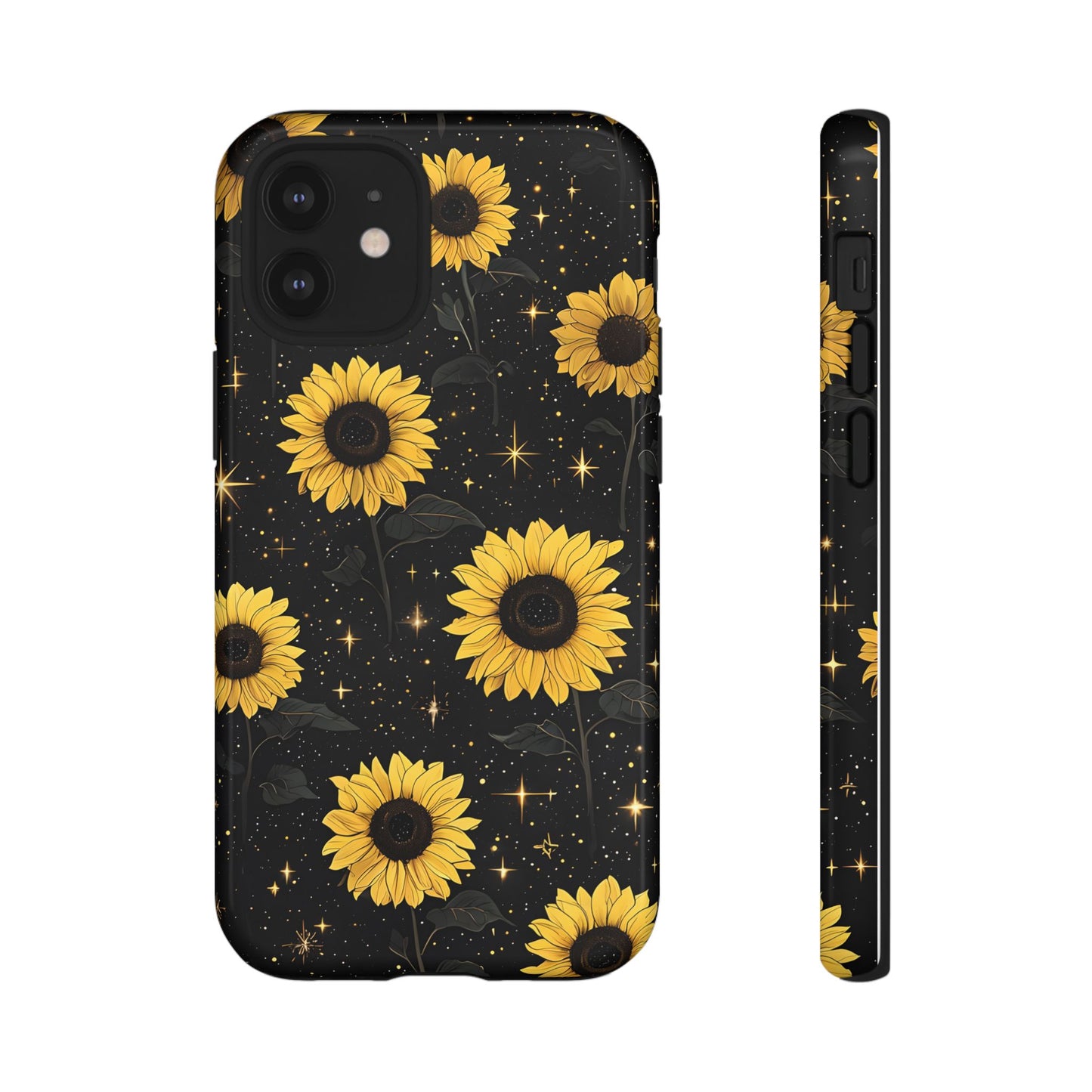 Sunflower Galaxy Tough Case - Durable Phone Cover with Floral Design