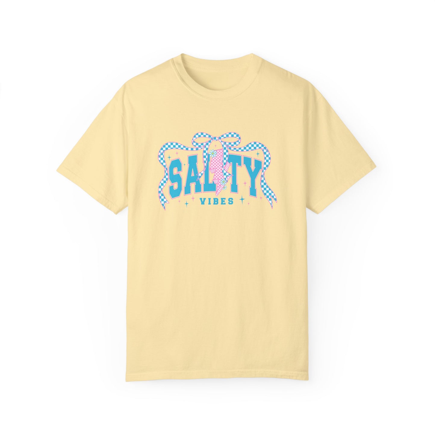 Salty Vibes Unisex Garment-Dyed T-Shirt
