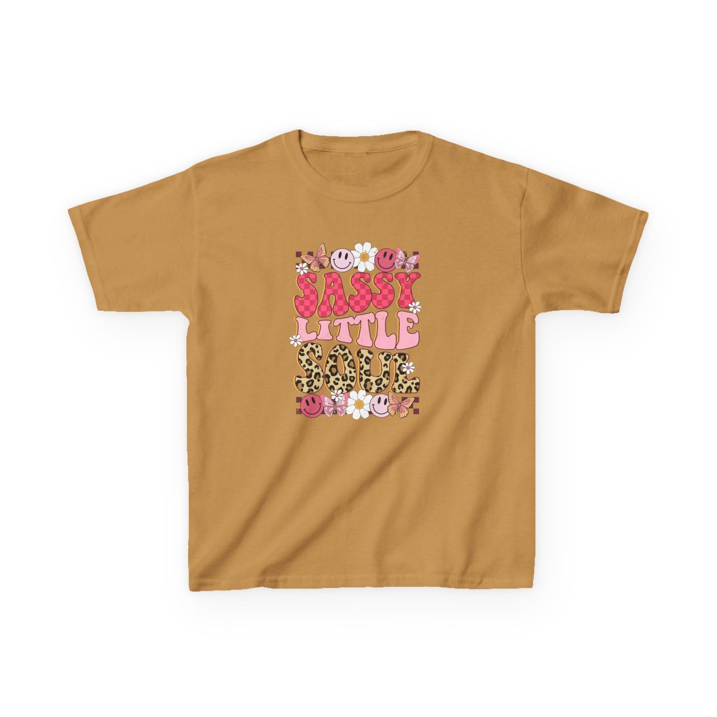 Sassy Little Soul Kids Tee - Fun & Trendy Heavy Cotton Shirt for Children