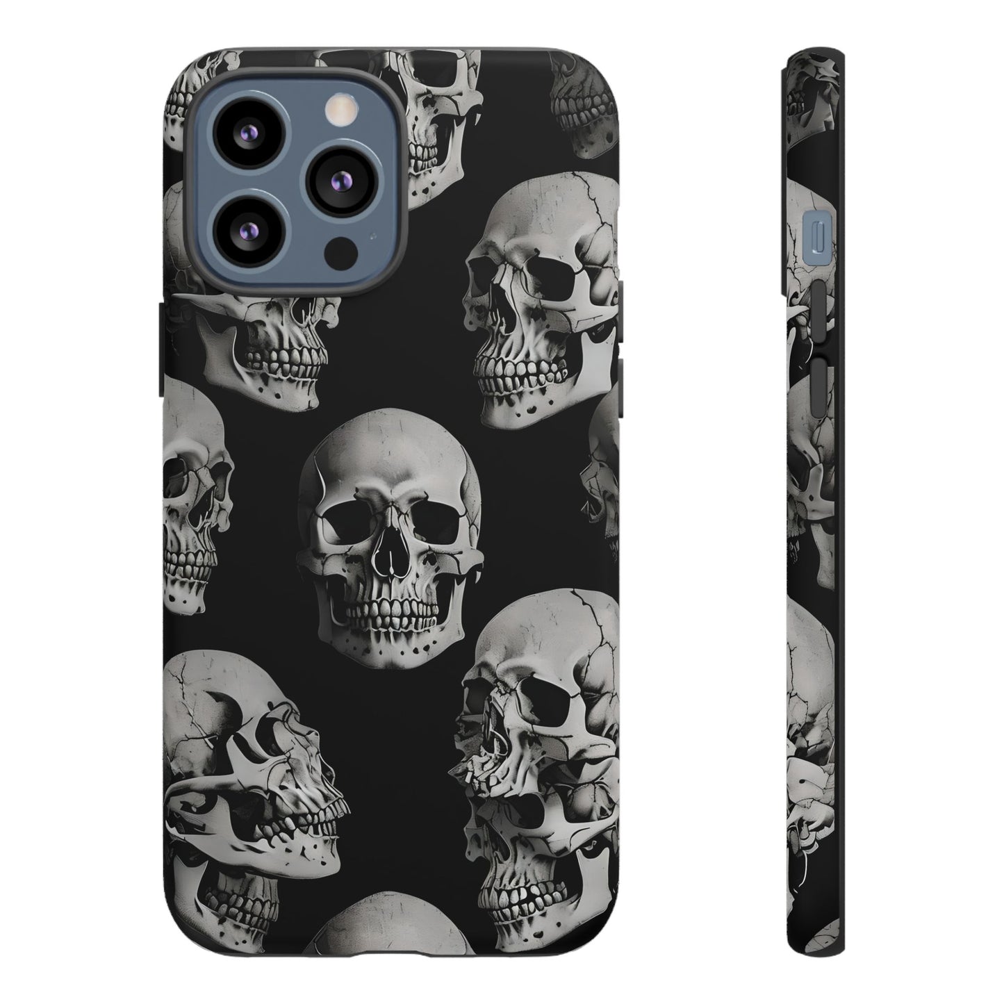 Skull Print Phone Case - Tough Cases for Bold Style