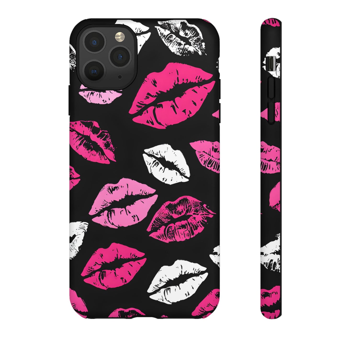 Lips Print iPhone Case - Stylish Tough Phone Cover
