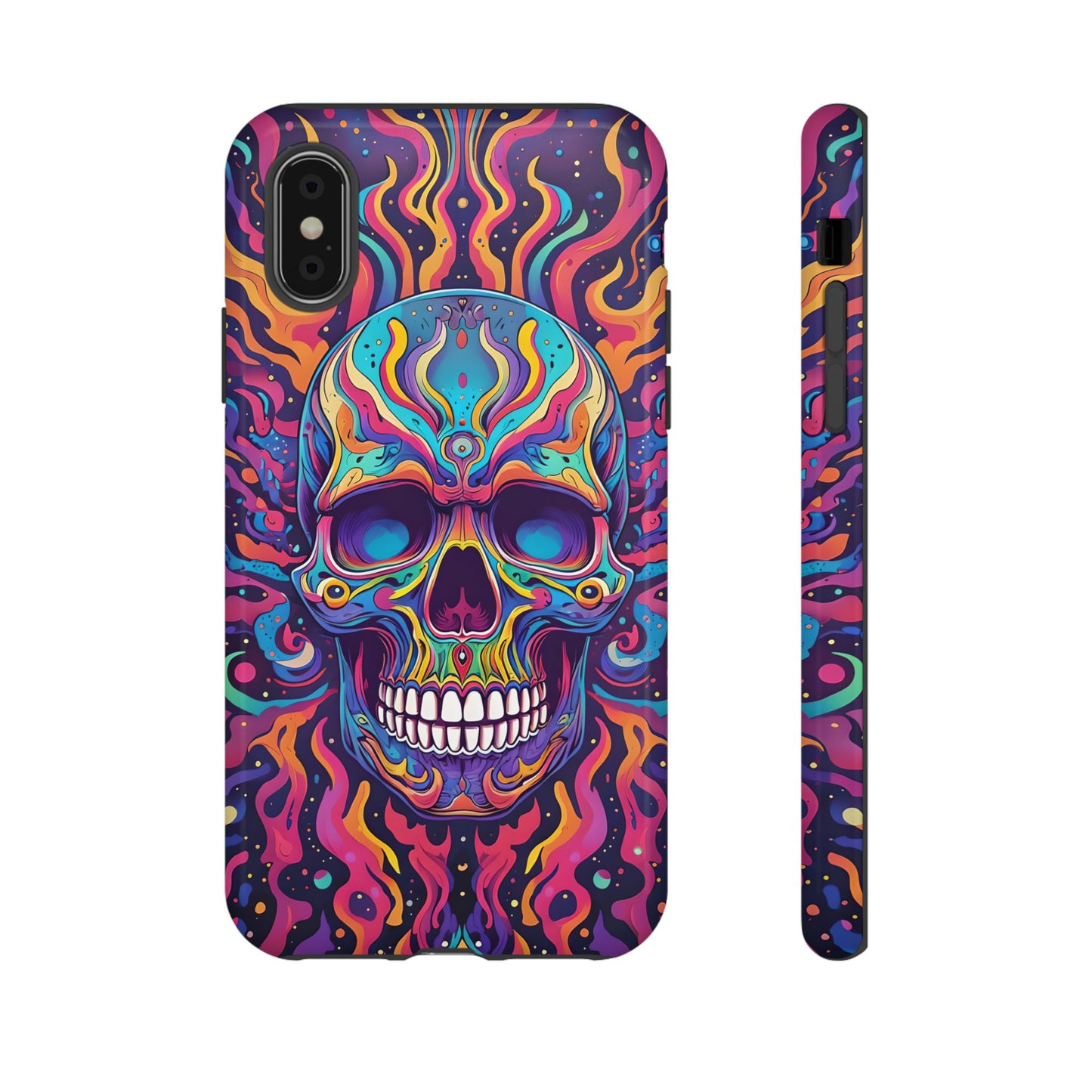 Colorful Skull Phone Case - Tough Cases for Bold Personalities
