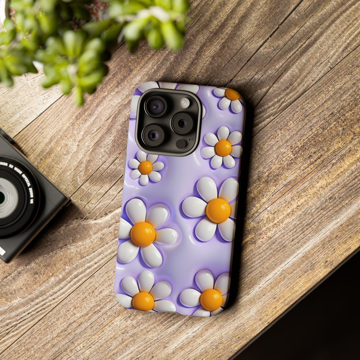 Daisy Floral Phone Case - Tough Cases for Flower Power Vibes