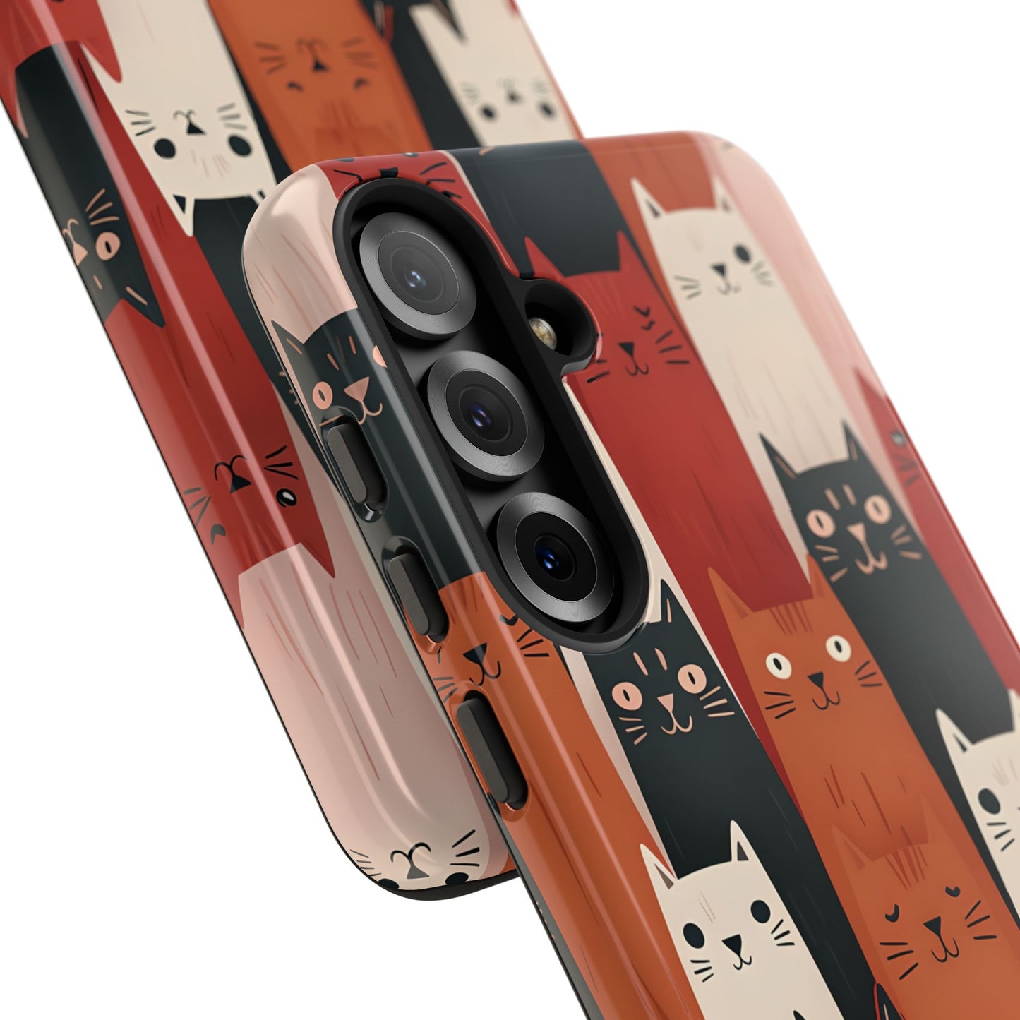 Playful Cat Phone Case - Tough & Stylish Purrfect for Cat Lovers