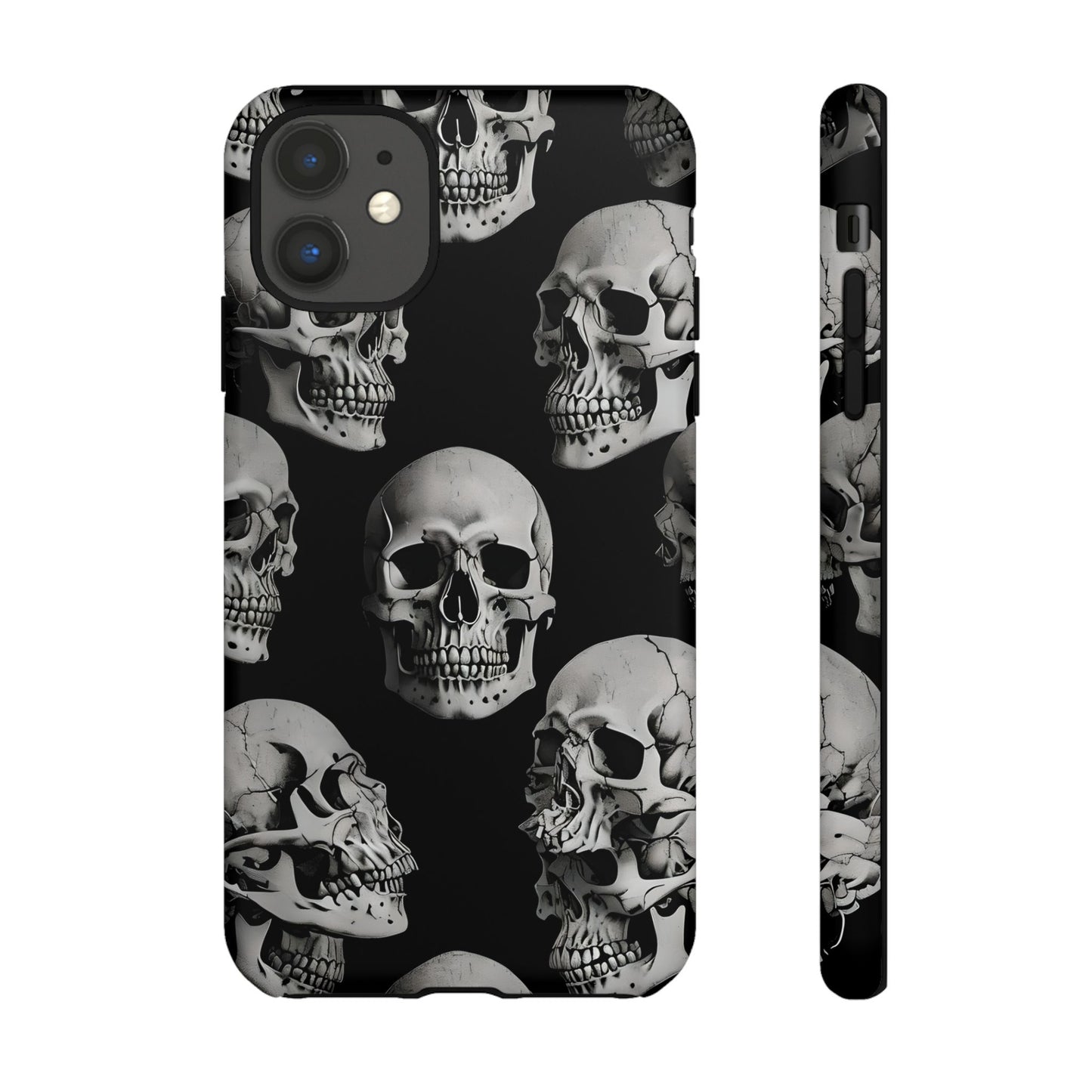 Skull Print Phone Case - Tough Cases for Bold Style