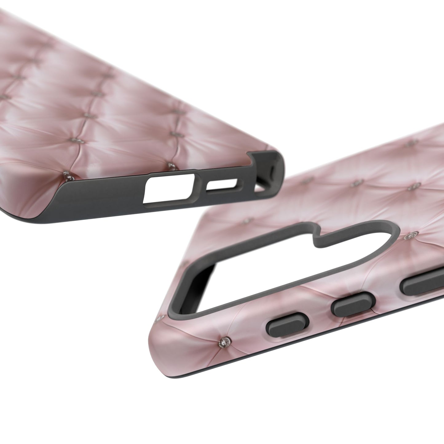 Luxury Pink Quilted Phone Case - Tough Cases for Stylish Protection