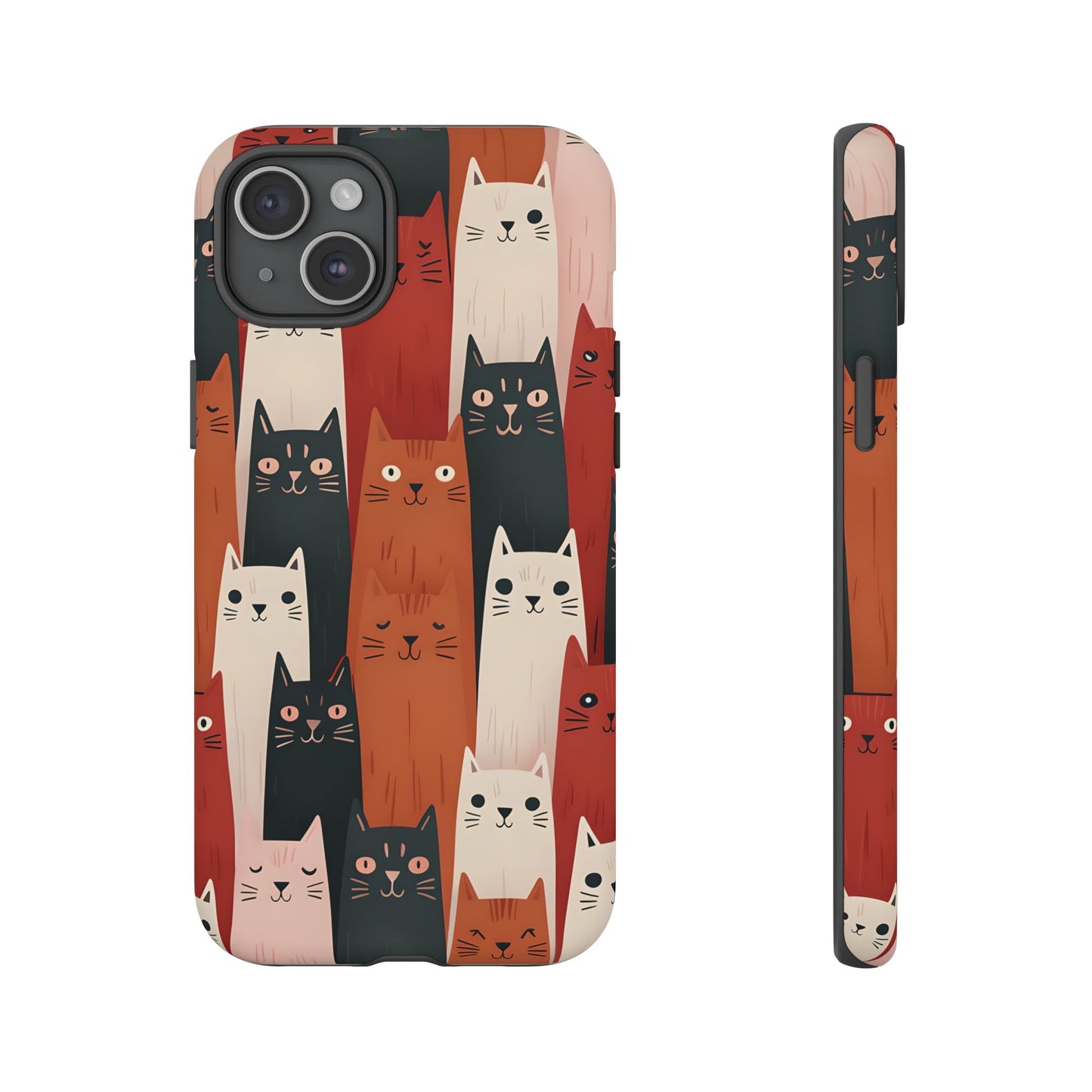 Playful Cat Phone Case - Tough & Stylish Purrfect for Cat Lovers