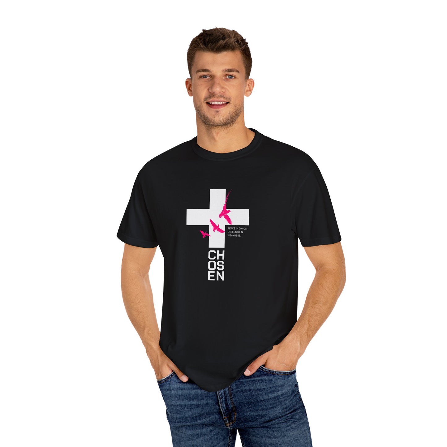 Chosen Unisex Garment-Dyed T-Shirt - Faith Inspired Design