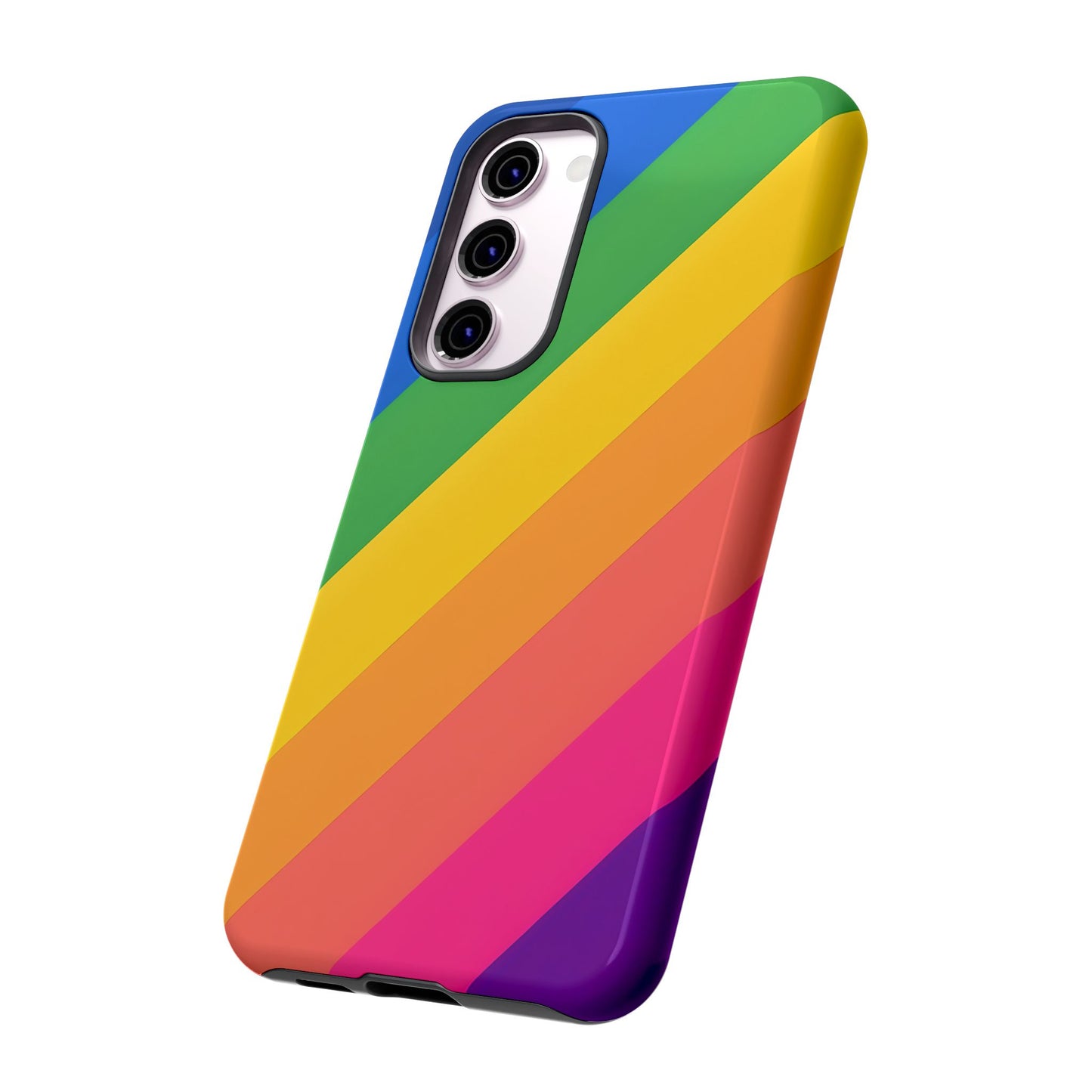 Vibrant Rainbow Phone Case - Tough & Stylish