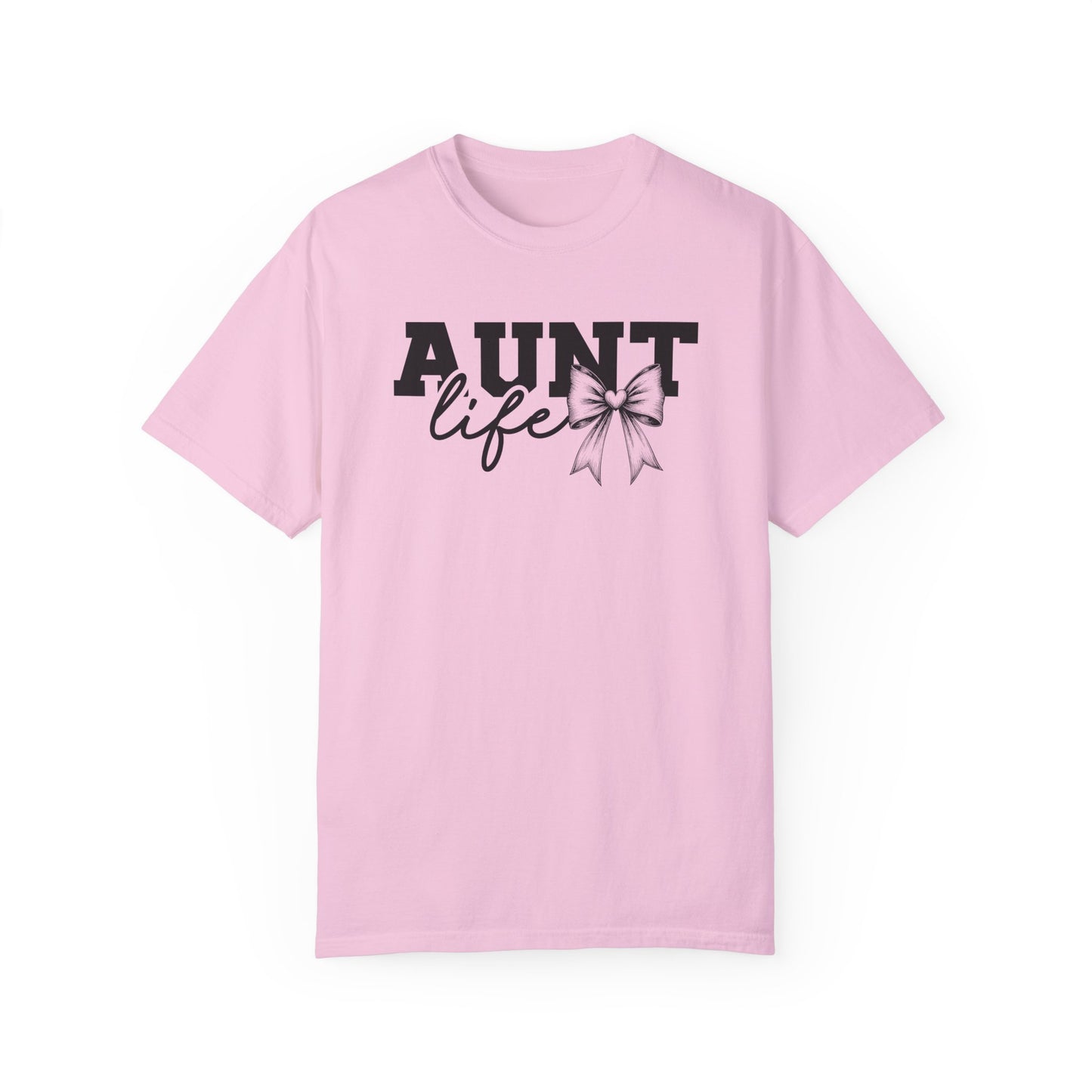 AUNT Life Garment-Dyed T-Shirt - Perfect Gift for Aunts