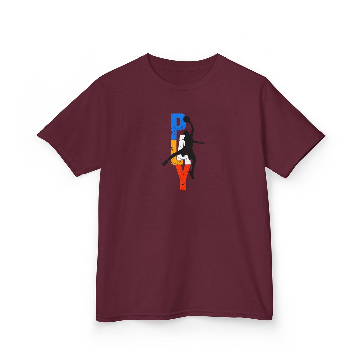 Playful Basketball Kids Tee - Fun Cotton Shirt for Young Athletes