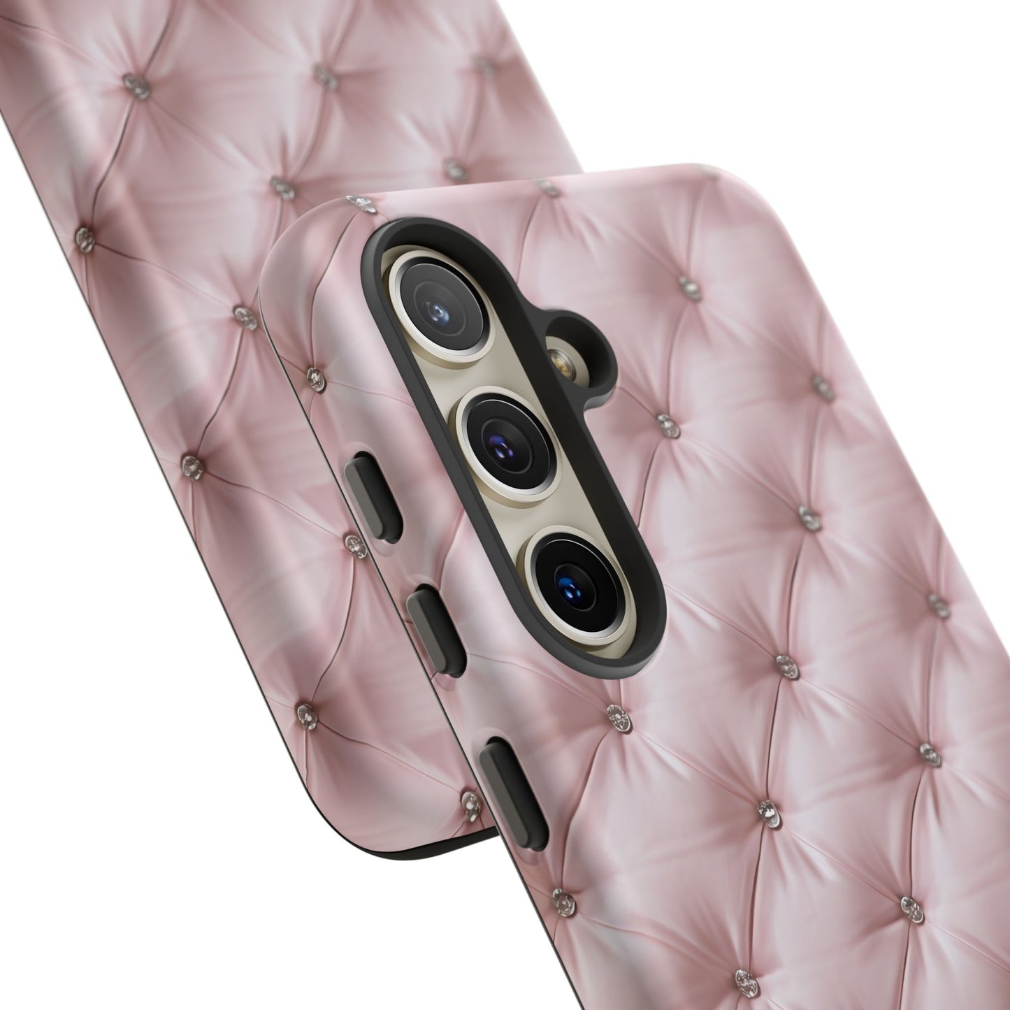 Luxury Pink Quilted Phone Case - Tough Cases for Stylish Protection