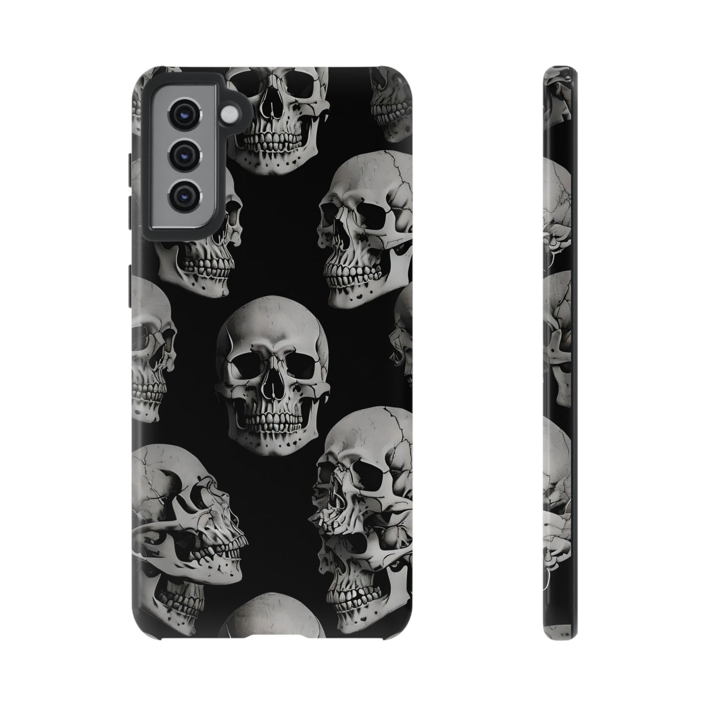 Skull Print Phone Case - Tough Cases for Bold Style