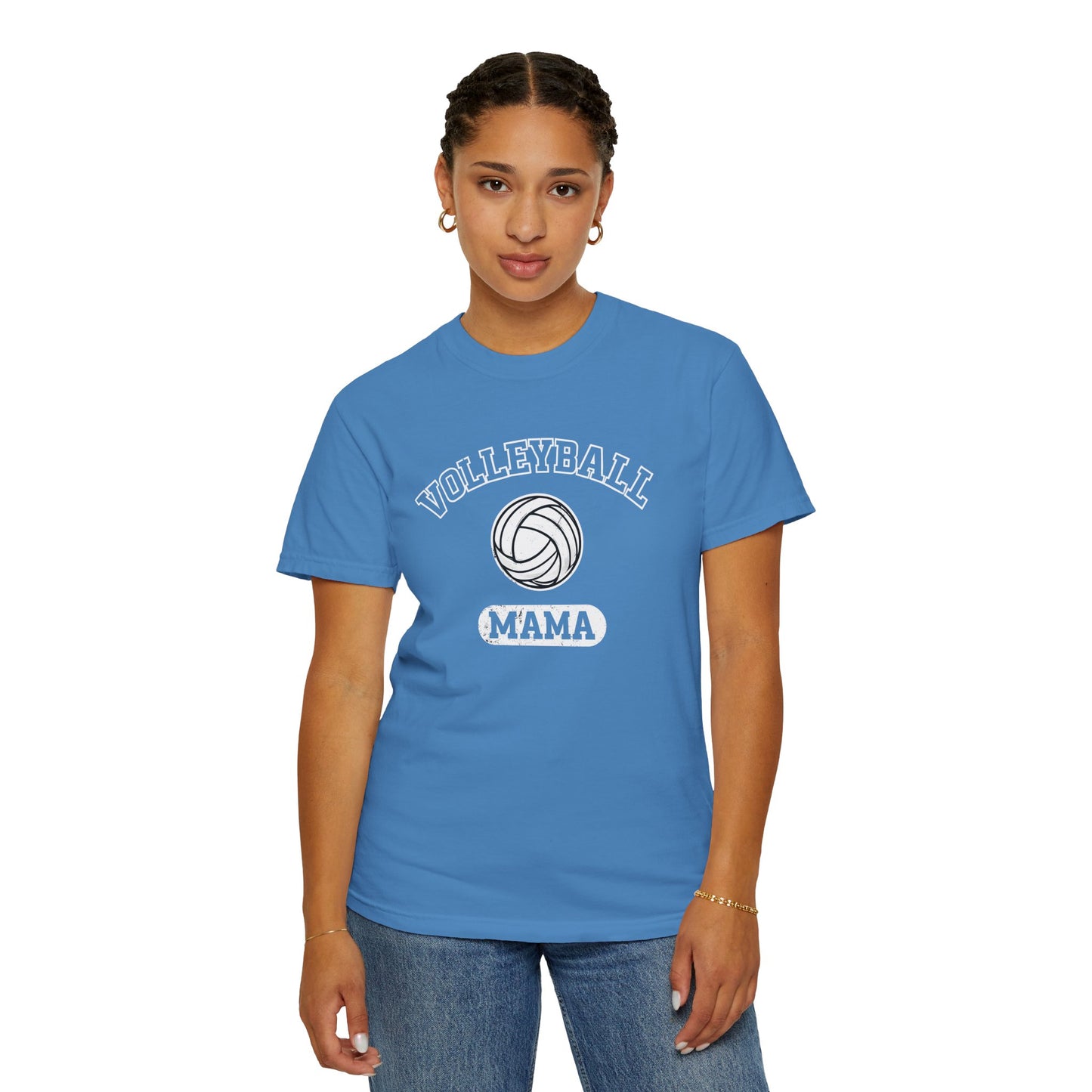 Volleyball Mama Unisex Garment-Dyed T-Shirt - Perfect Gift for Sports Moms!