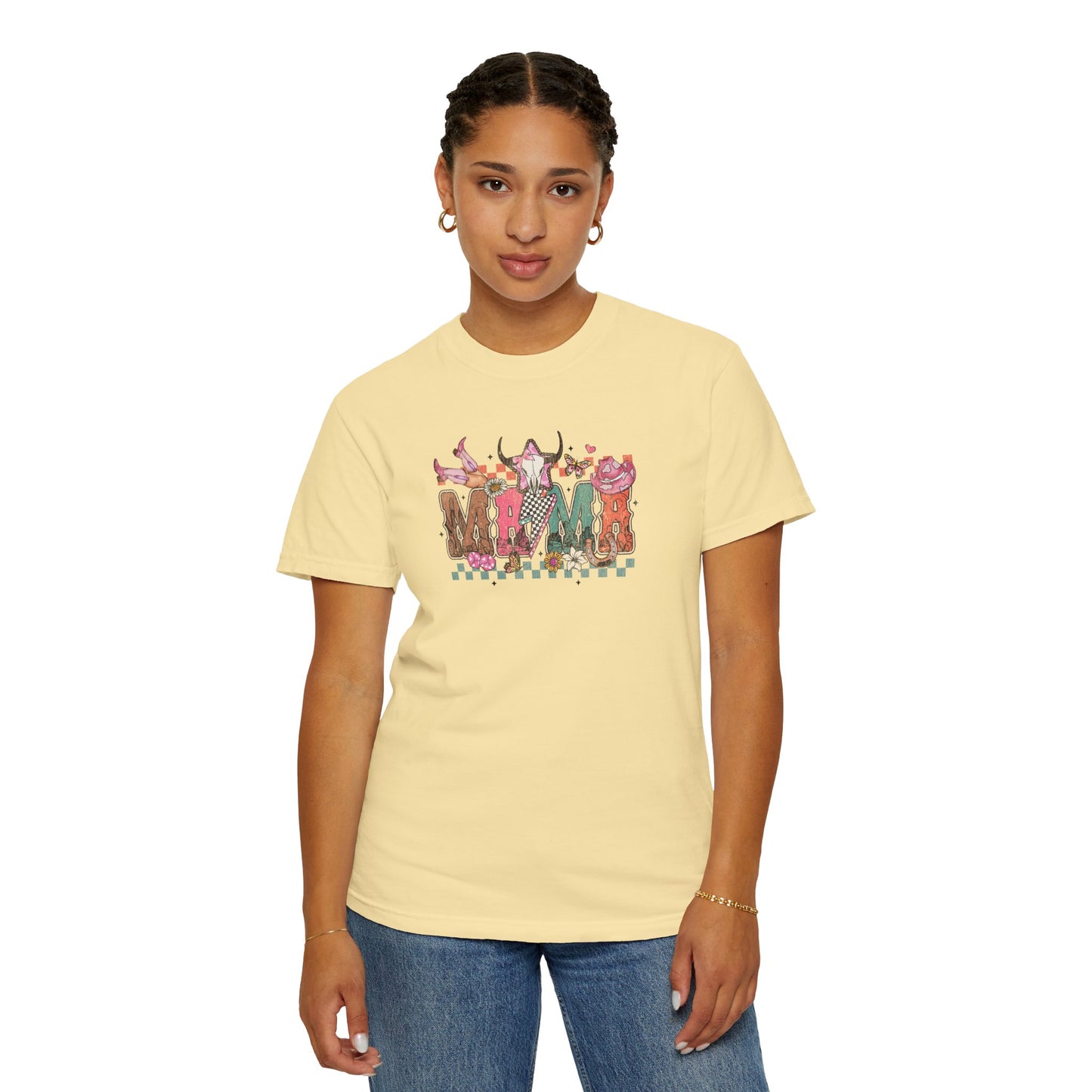 Whimsical Animal Print Unisex Garment-Dyed T-shirt | Fun Casual Tee
