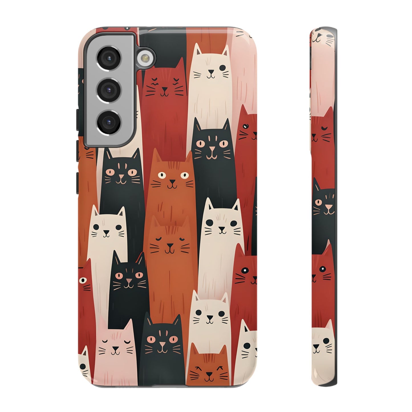 Playful Cat Phone Case - Tough & Stylish Purrfect for Cat Lovers