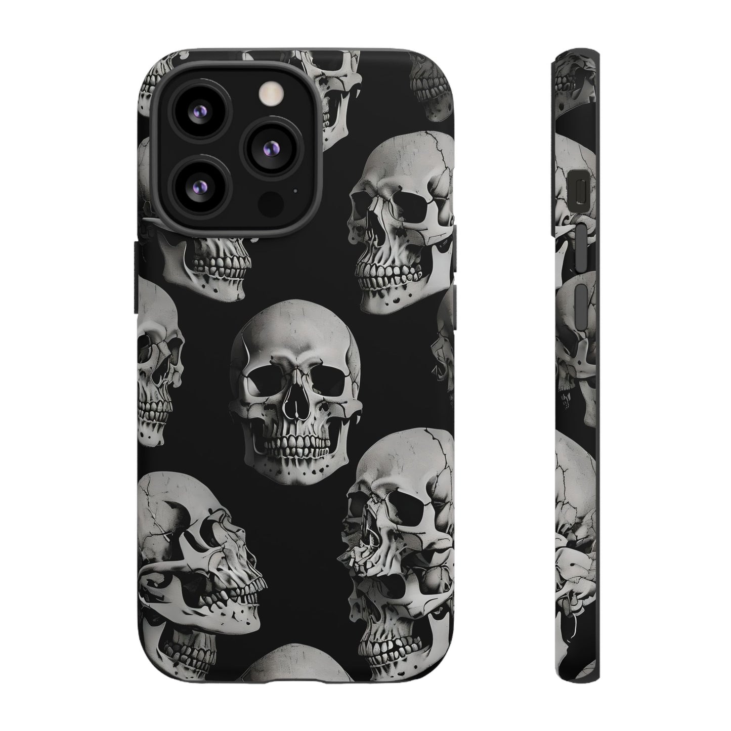 Skull Print Phone Case - Tough Cases for Bold Style