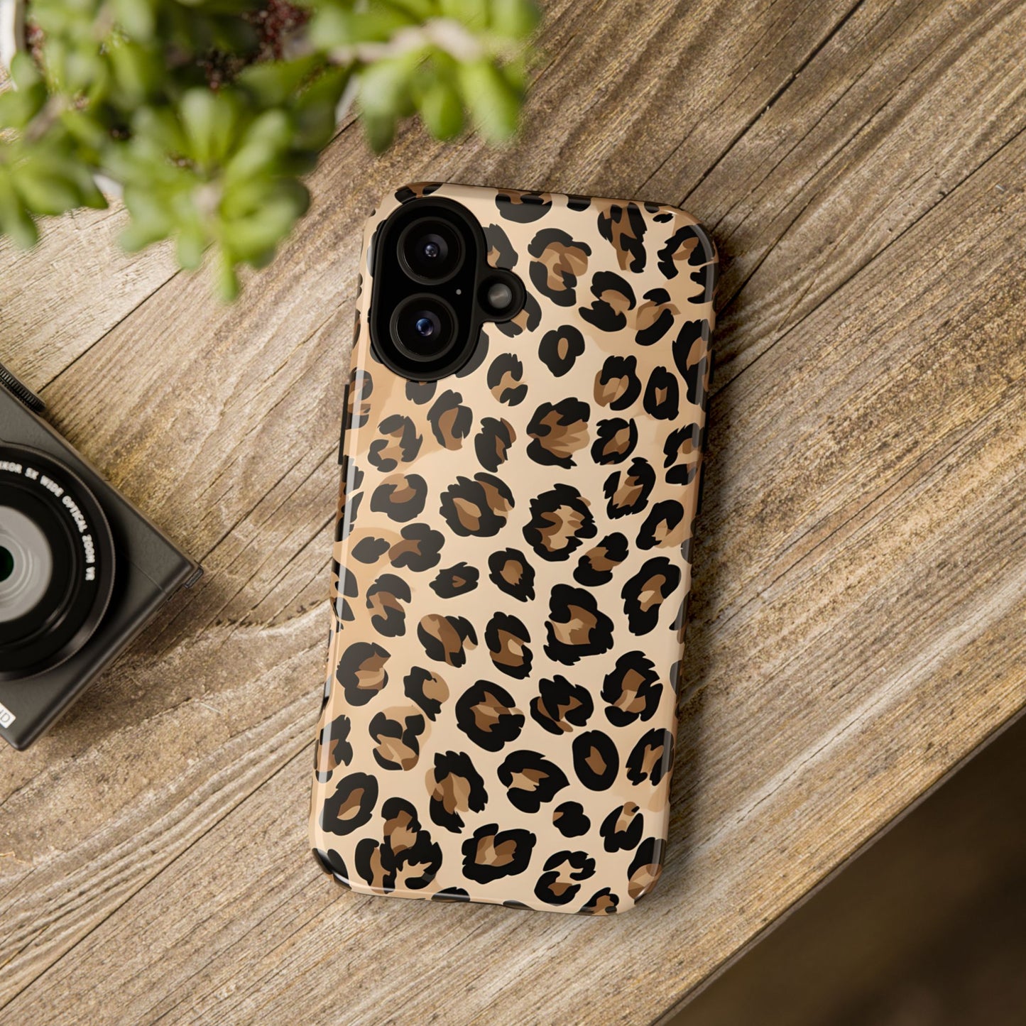 Wild Leopard Print Phone Case - Tough Protection for Animal Lovers