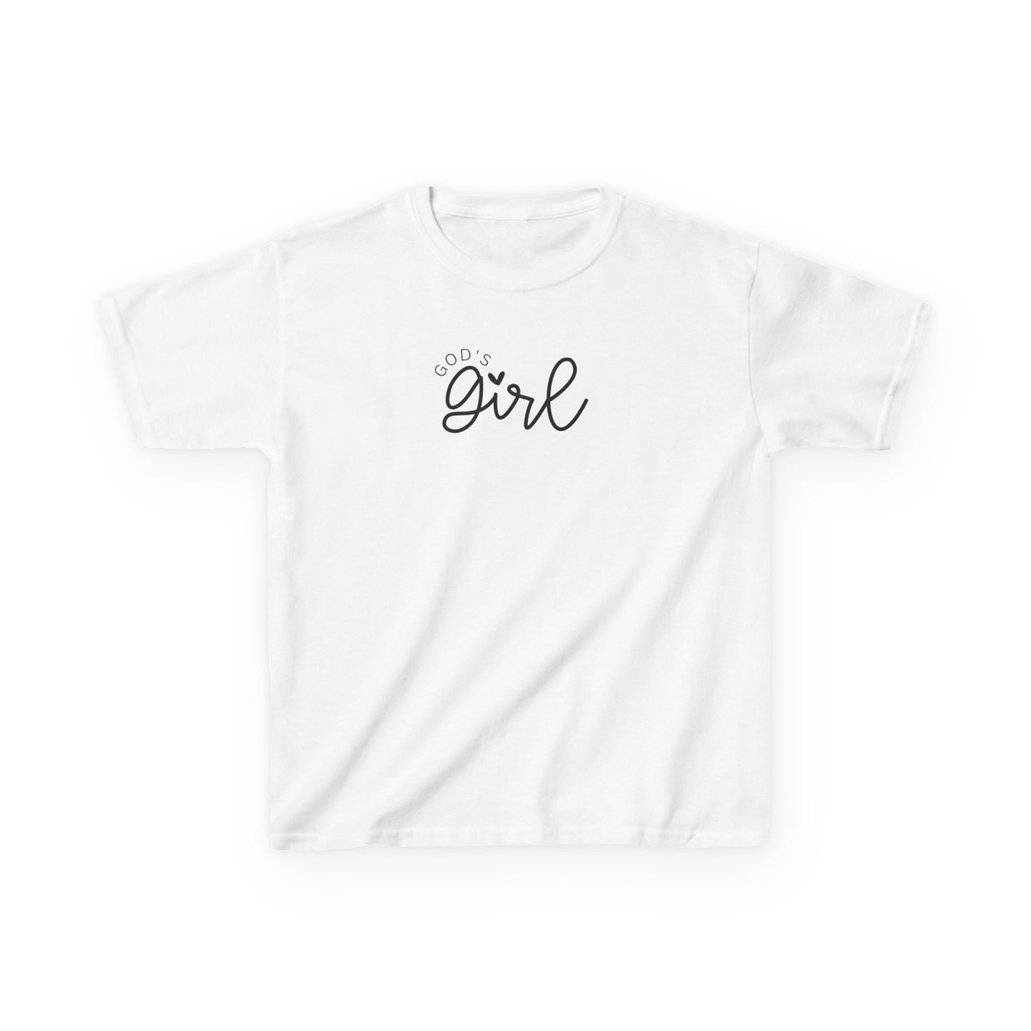 God's Girl Kids Heavy Cotton Tee - Cute and Comfortable T-Shirt for Faith-Inspired Girls