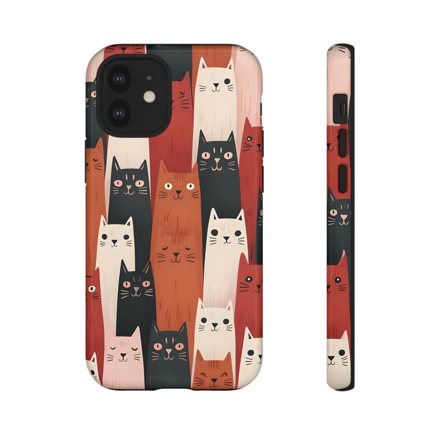 Playful Cat Phone Case - Tough & Stylish Purrfect for Cat Lovers